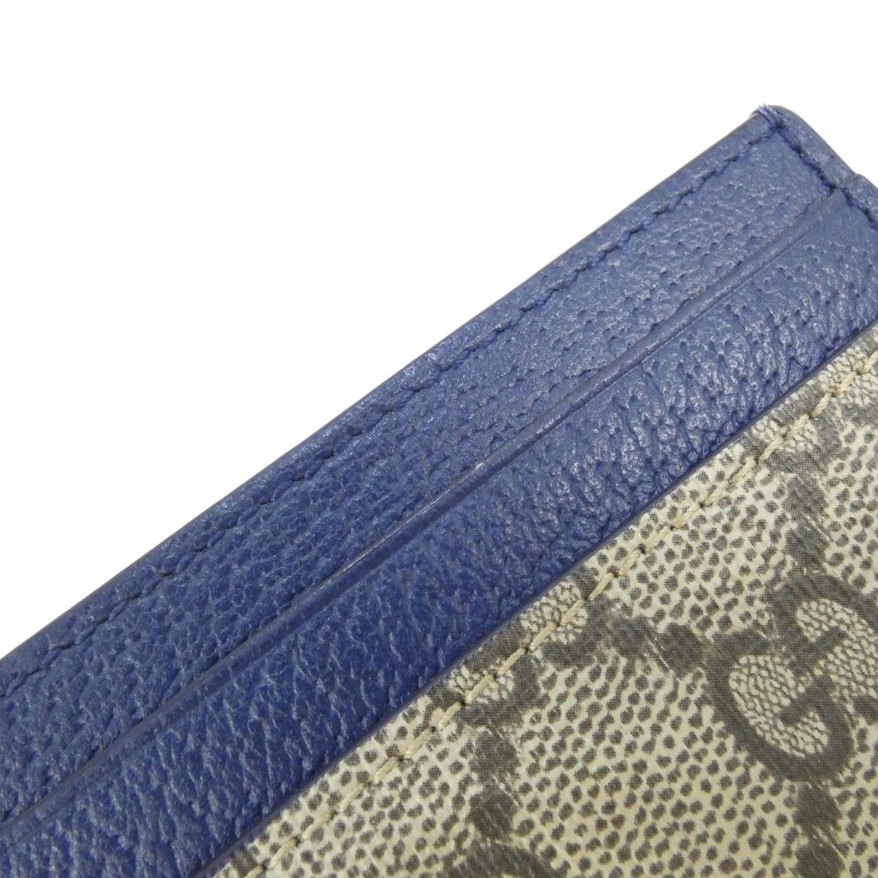 Gucci Gucci Gucci GG Supreme Canvas Leather Card Case Leather Card Case 768248FACQC DUTY FREE for USA Size ONE SIZE - 4 Thumbnail