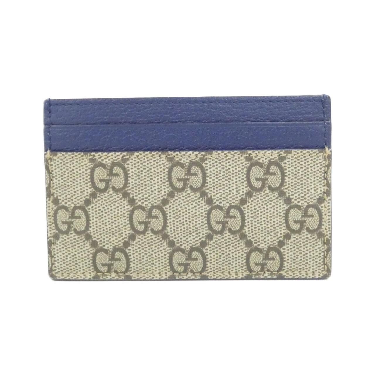 Gucci Gucci Gucci GG Supreme Canvas Leather Card Case Leather Card Case 768248FACQC DUTY FREE for USA Size ONE SIZE - 2 Thumbnail