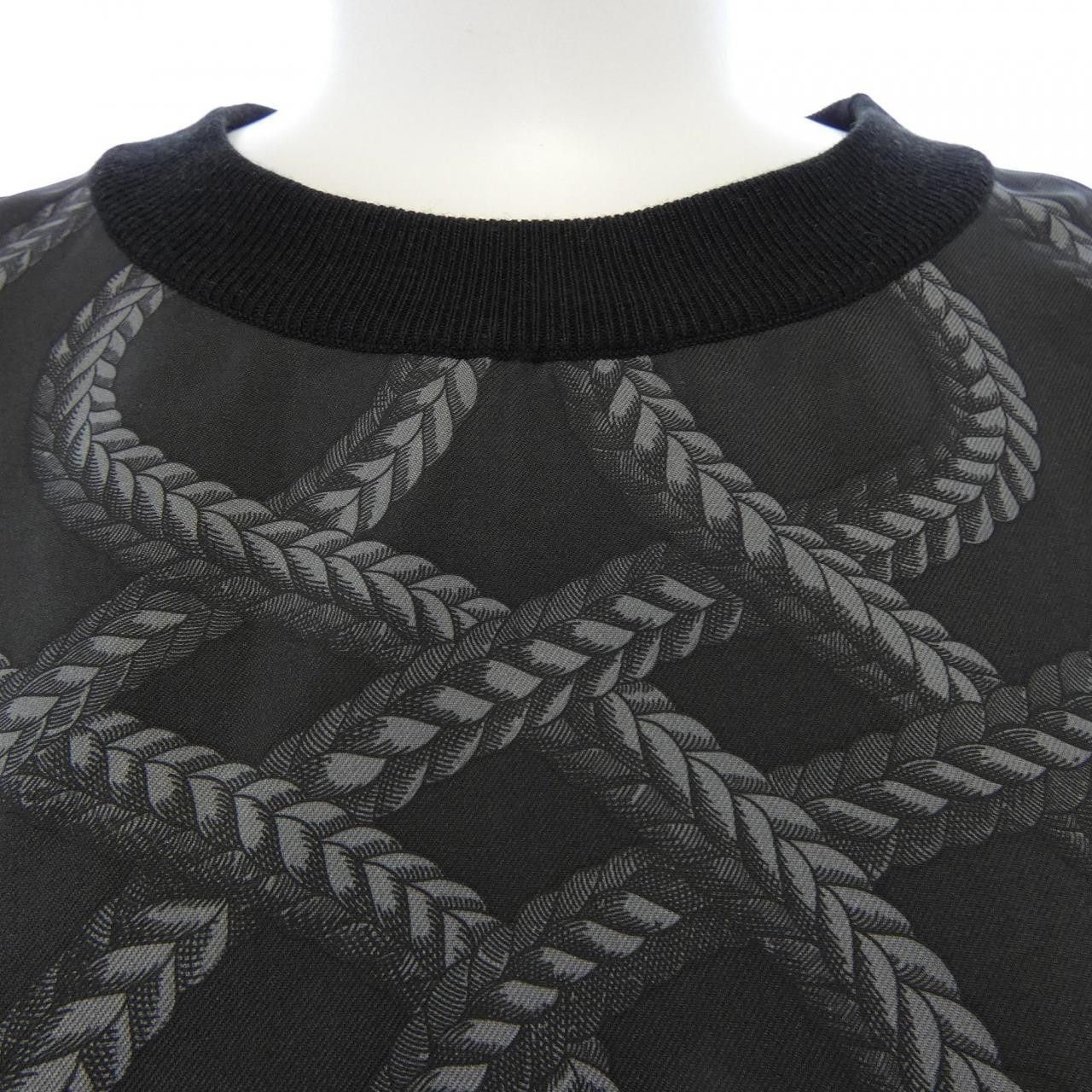 Hermes Hermes Hermes Twill Reine Parfroy Remix Cashmere Blend Knitwear Textile Tops DUTY FREE for USA Size ONE SIZE - 7 Thumbnail