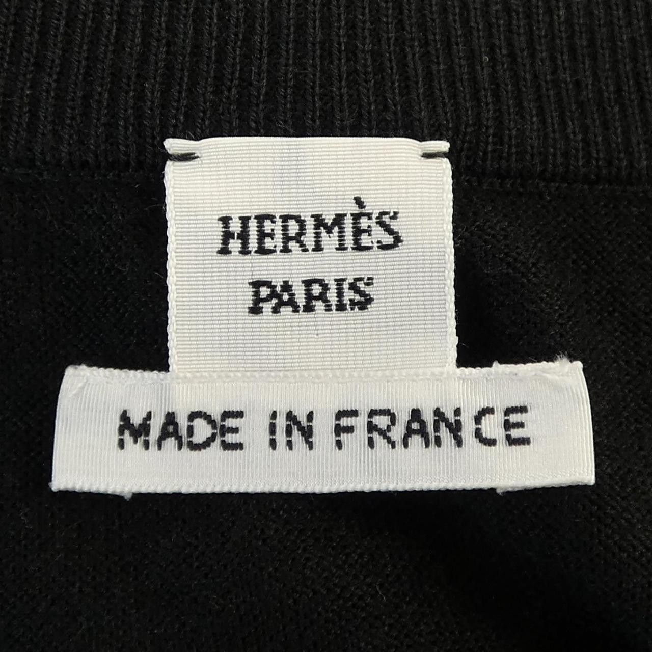 Hermes Hermes Hermes Twill Reine Parfroy Remix Cashmere Blend Knitwear Textile Tops DUTY FREE for USA Size ONE SIZE - 6 Thumbnail
