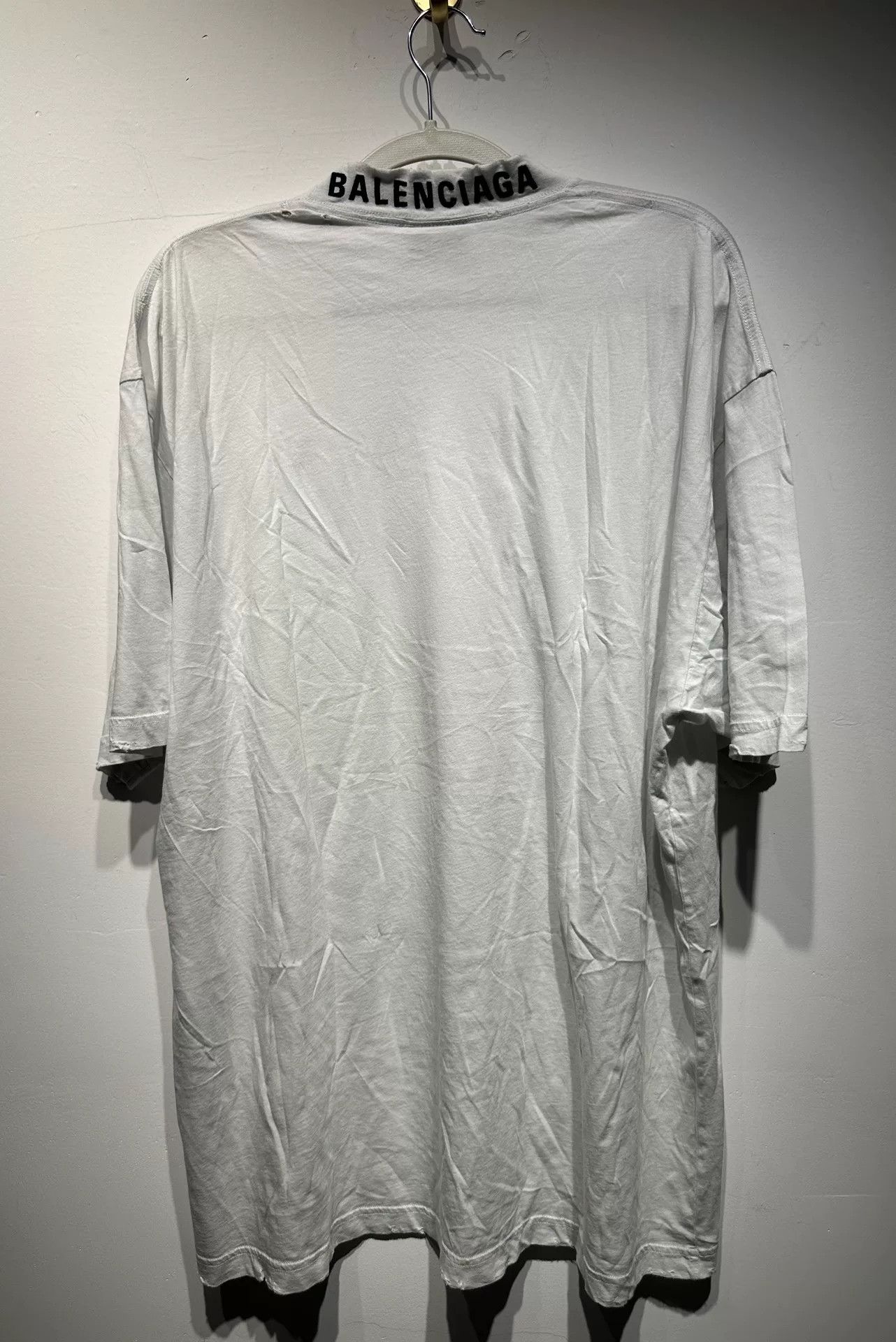 Balenciaga Balenciaga Casual Printed White T-Shirt XS Women Size XS / US 0-2 / IT 36-38 - 2 Thumbnail