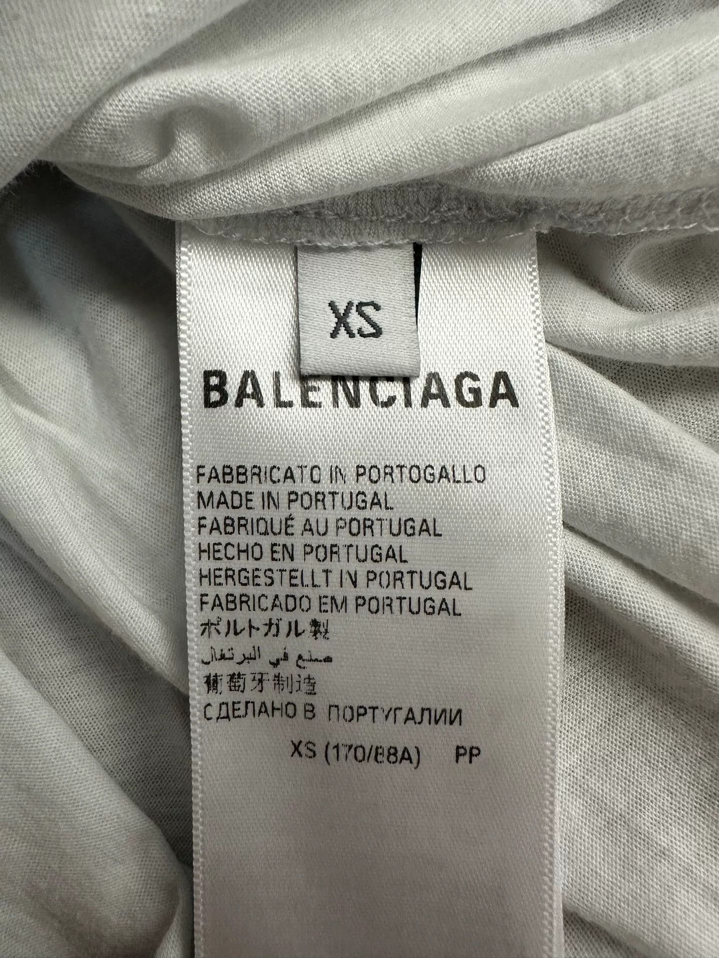 Balenciaga Balenciaga Casual Printed White T-Shirt XS Women Size XS / US 0-2 / IT 36-38 - 3 Thumbnail