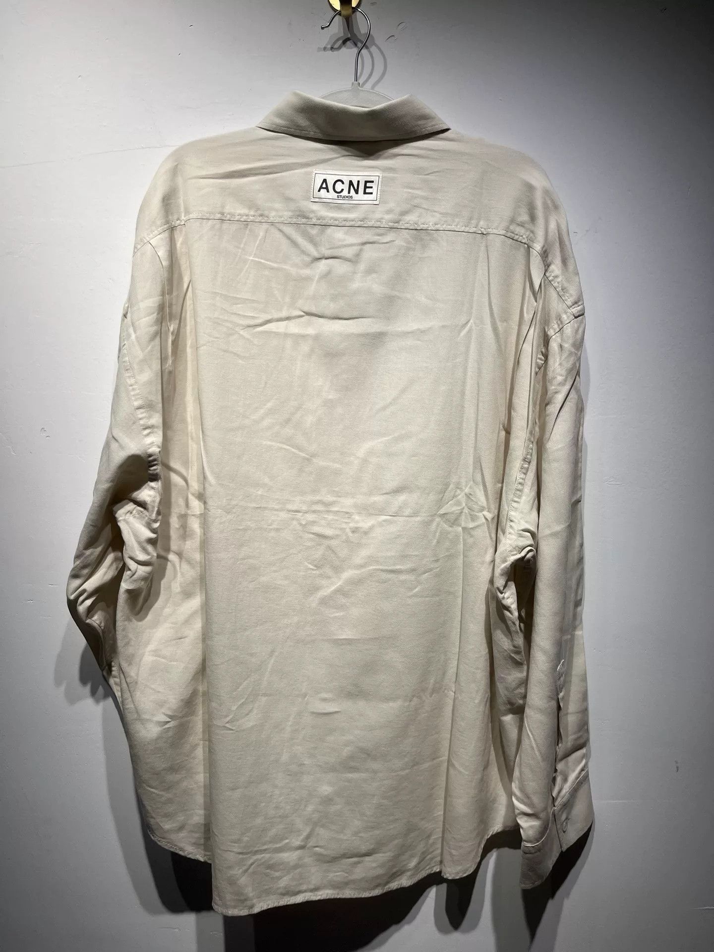 Acne Studios Acne Studios Casual Printed White Shirt 44 Men Size US L / EU 52-54 / 3 - 3 Thumbnail