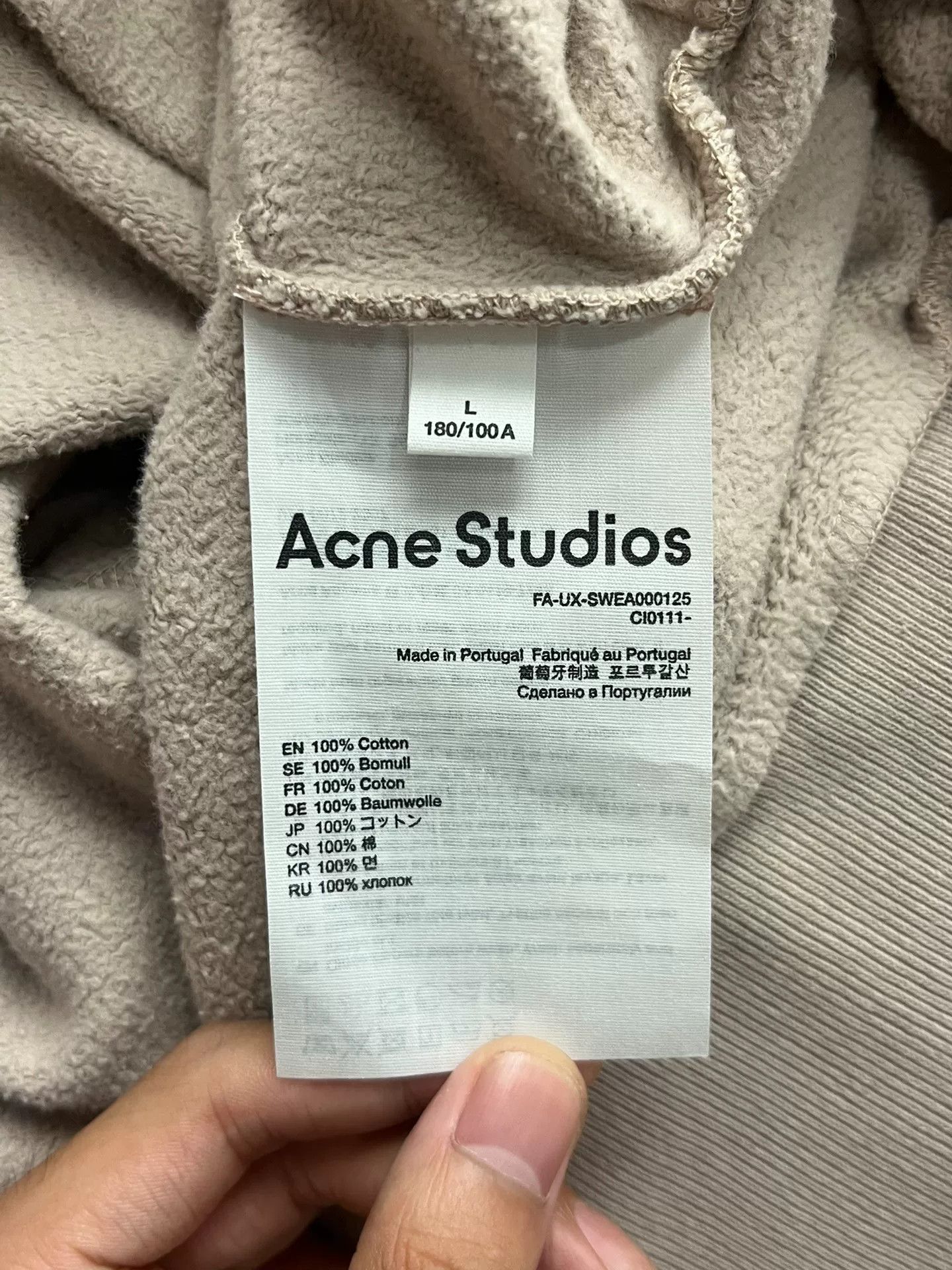 Acne Studios Acne Studios Pink Hoodie L Women Size L / US 10 / IT 46 - 3 Thumbnail