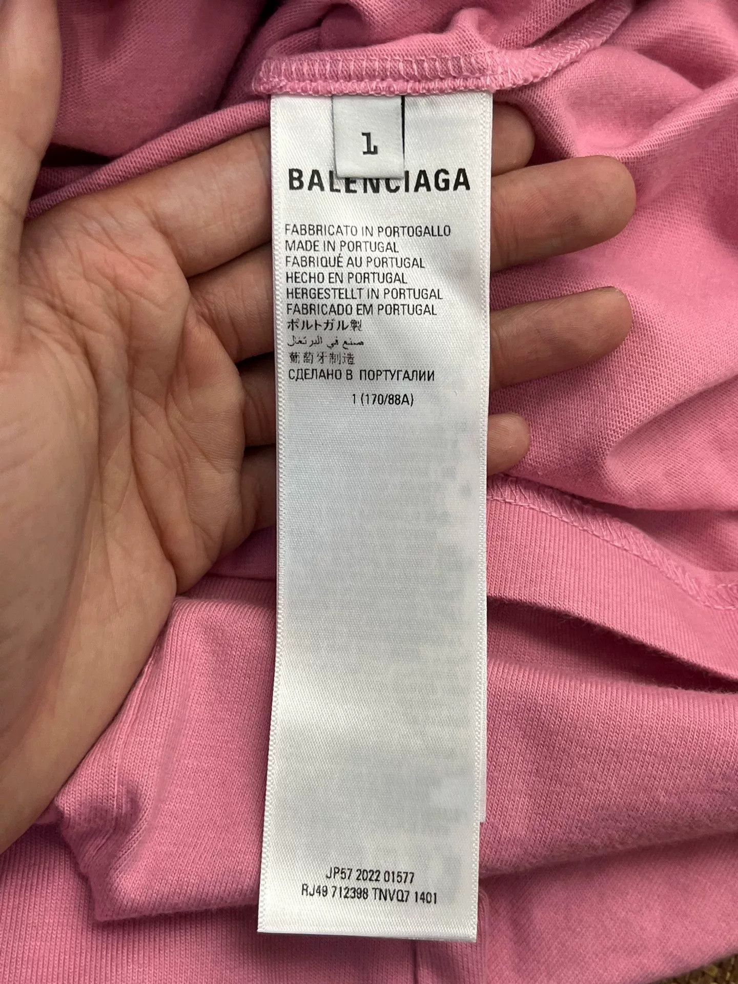 Balenciaga Balenciaga Retro Pink T-Shirt 1 Women Size XS / US 0-2 / IT 36-38 - 3 Thumbnail