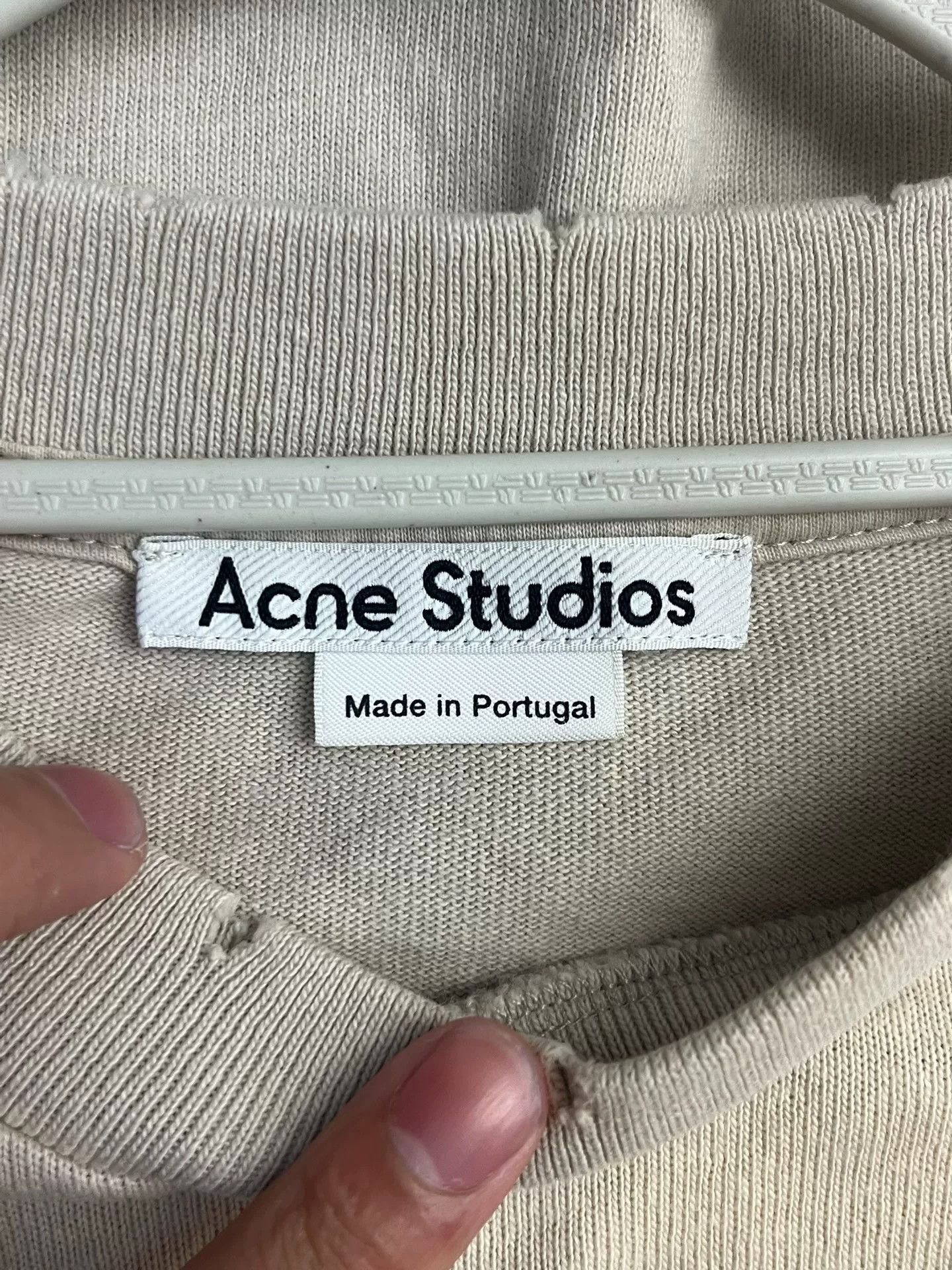 Acne Studios Acne Studios Printed Graphic Beige T-Shirt XS Women Size XS / US 0-2 / IT 36-38 - 3 Thumbnail