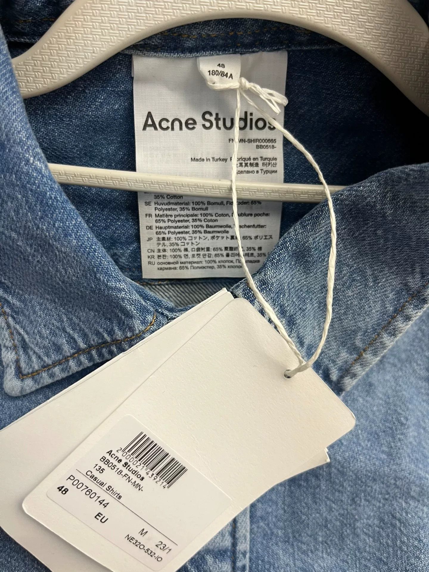Acne Studios Acne Studios Washed Shirt 48 Men Size US XL / EU 56 / 4 - 3 Thumbnail