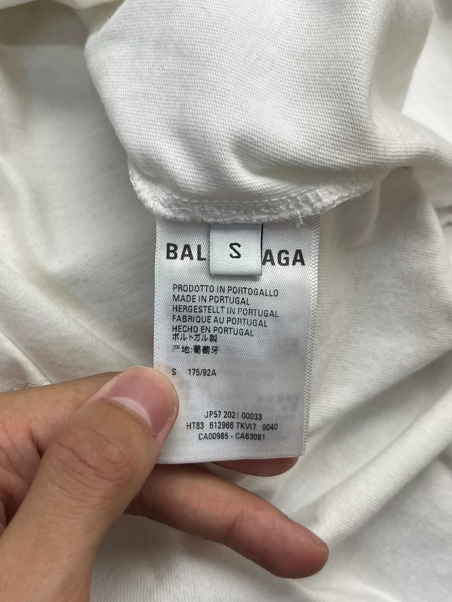 Balenciaga Balenciaga Retro Printed White T-Shirt S Men Size US S / EU 44-46 / 1 - 3 Thumbnail