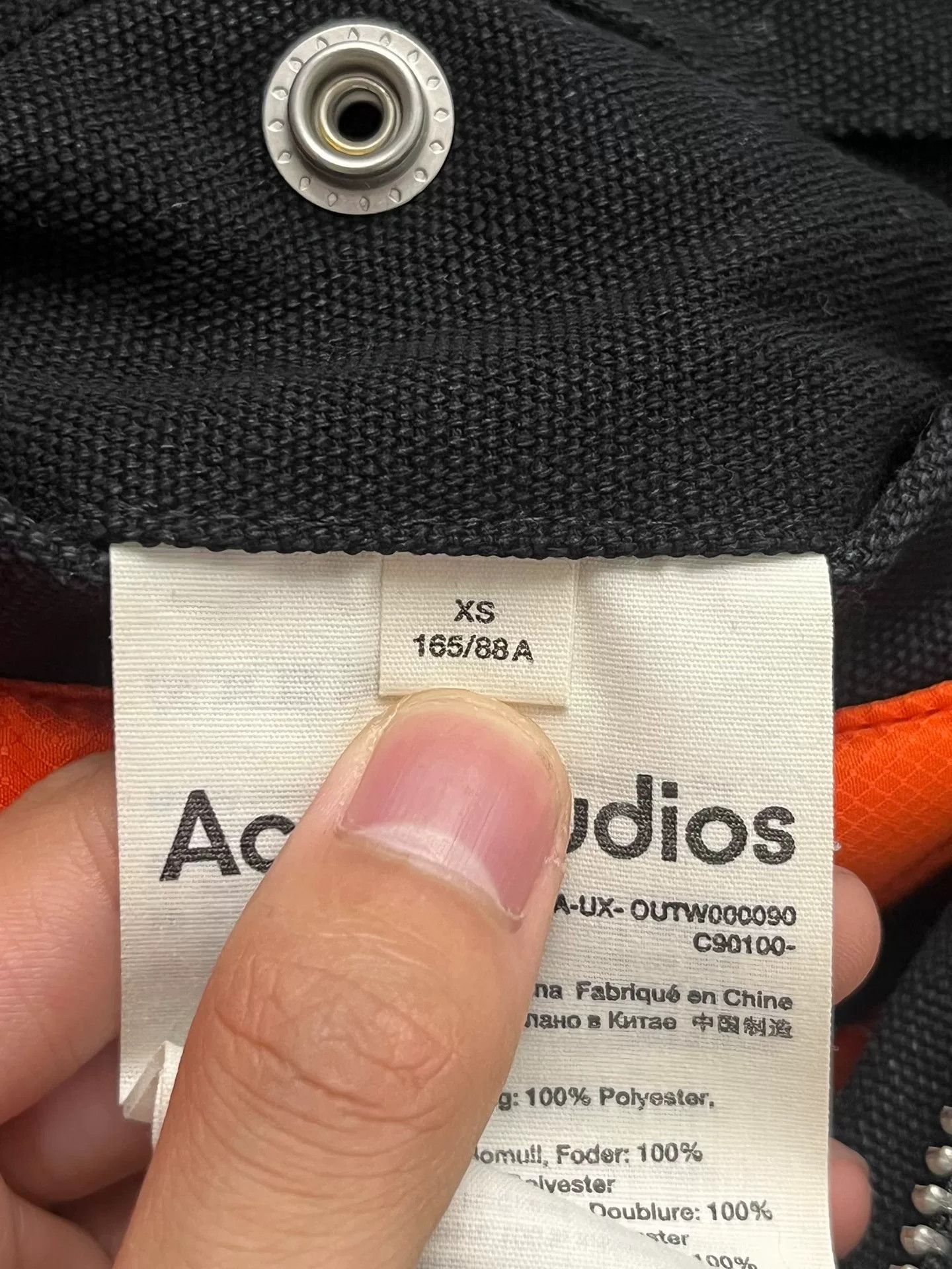 Acne Studios Acne Studios Black Jacket XS Women Size XS / US 0-2 / IT 36-38 - 4 Thumbnail
