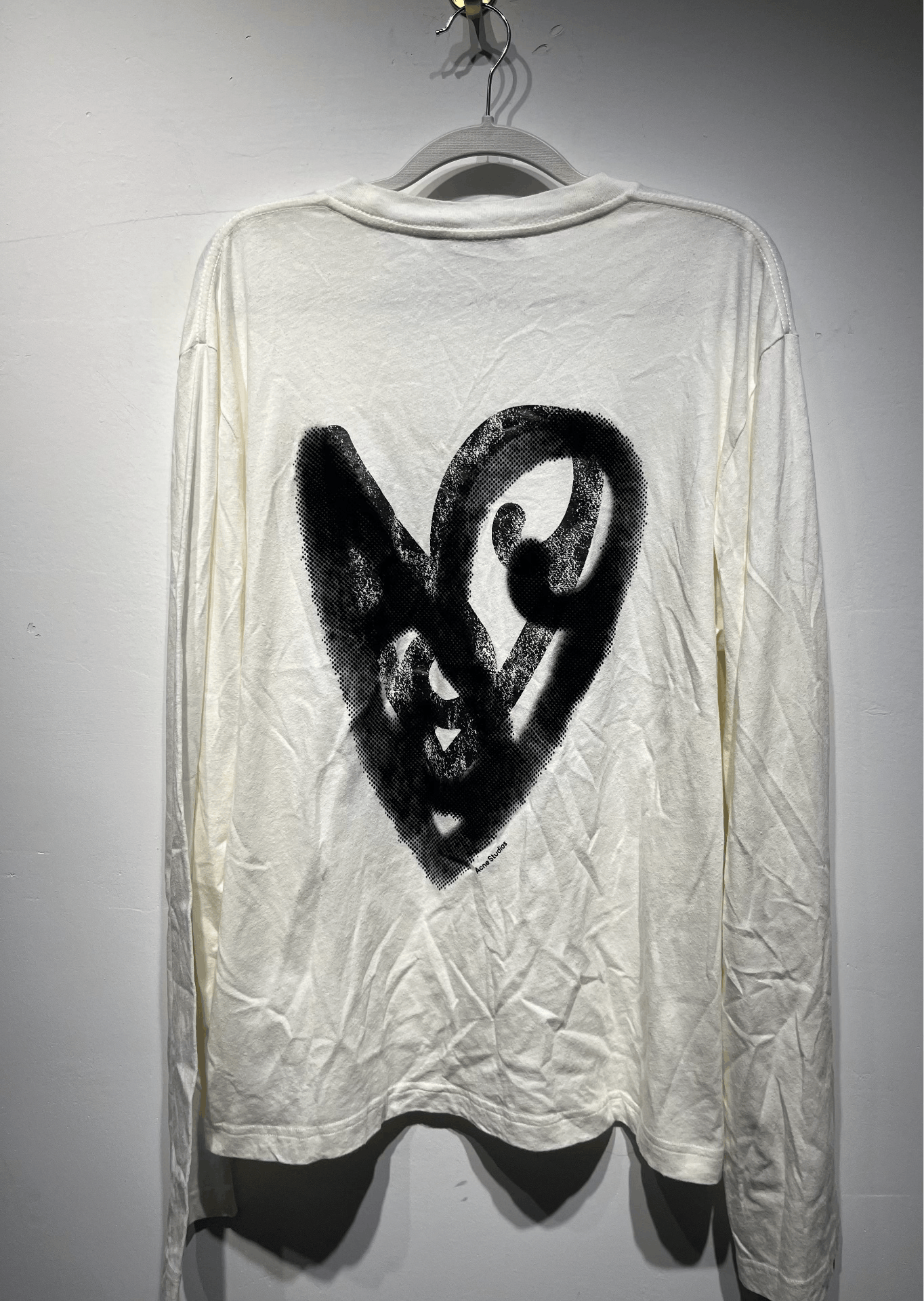 Acne Studios Acne Studios Printed Graphic White T-Shirt S Women Size S / US 4 / IT 40 - 2 Thumbnail