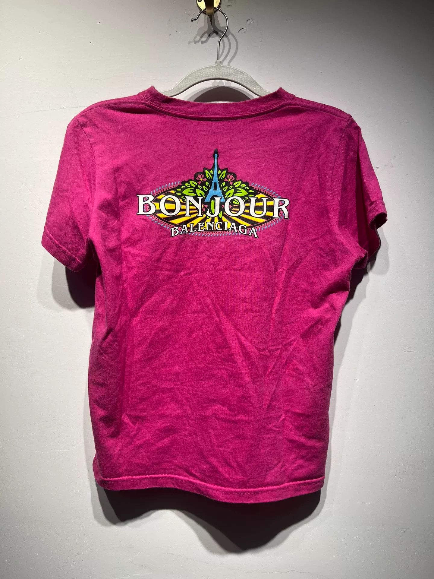 Balenciaga Balenciaga Pink T-Shirt M Women Size M / US 6-8 / IT 42-44 - 2 Thumbnail
