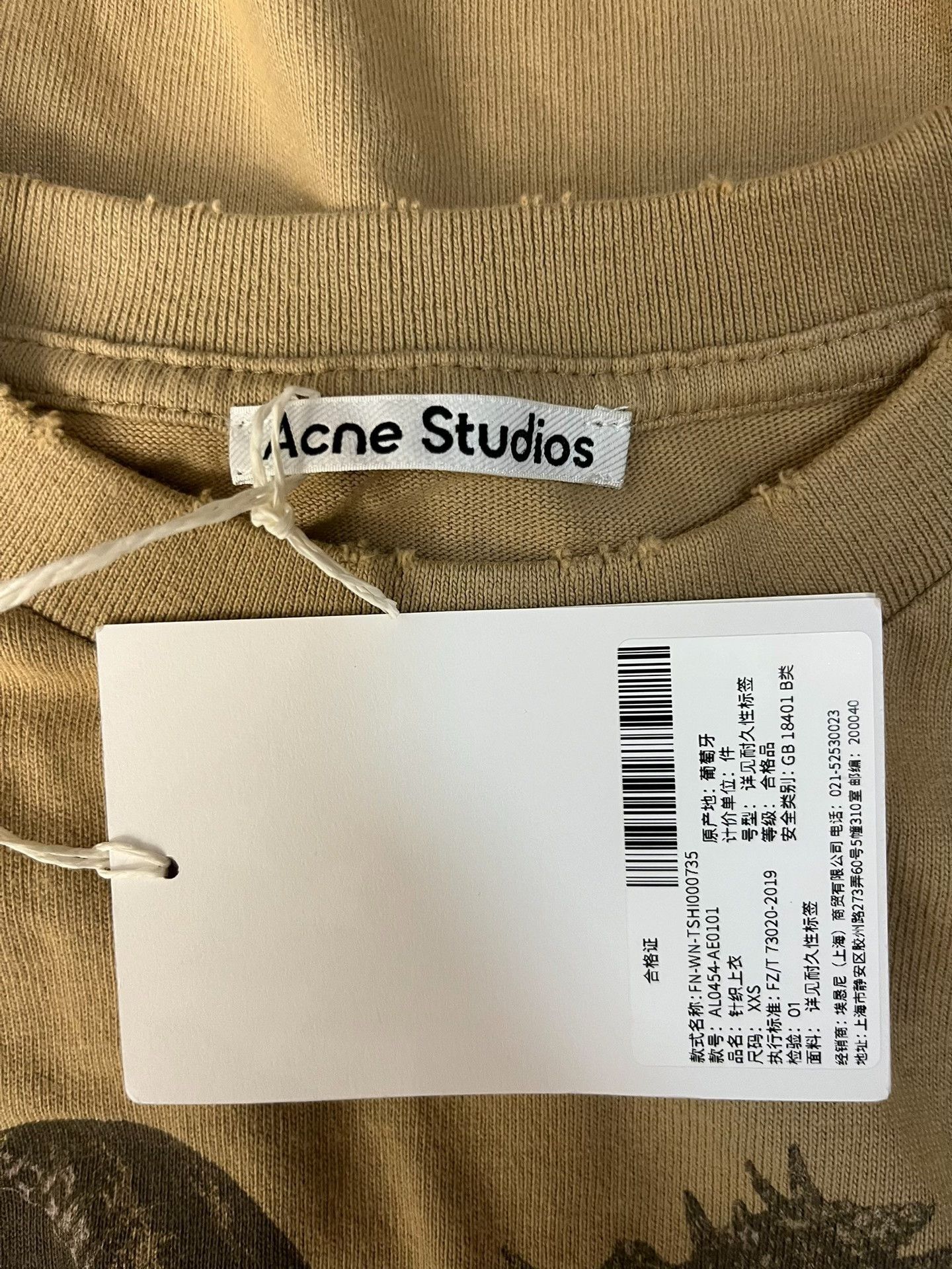 Acne Studios Acne Studios Printed T-Shirt XXS Women Size XXS / US 00 / IT 34 - 3 Thumbnail