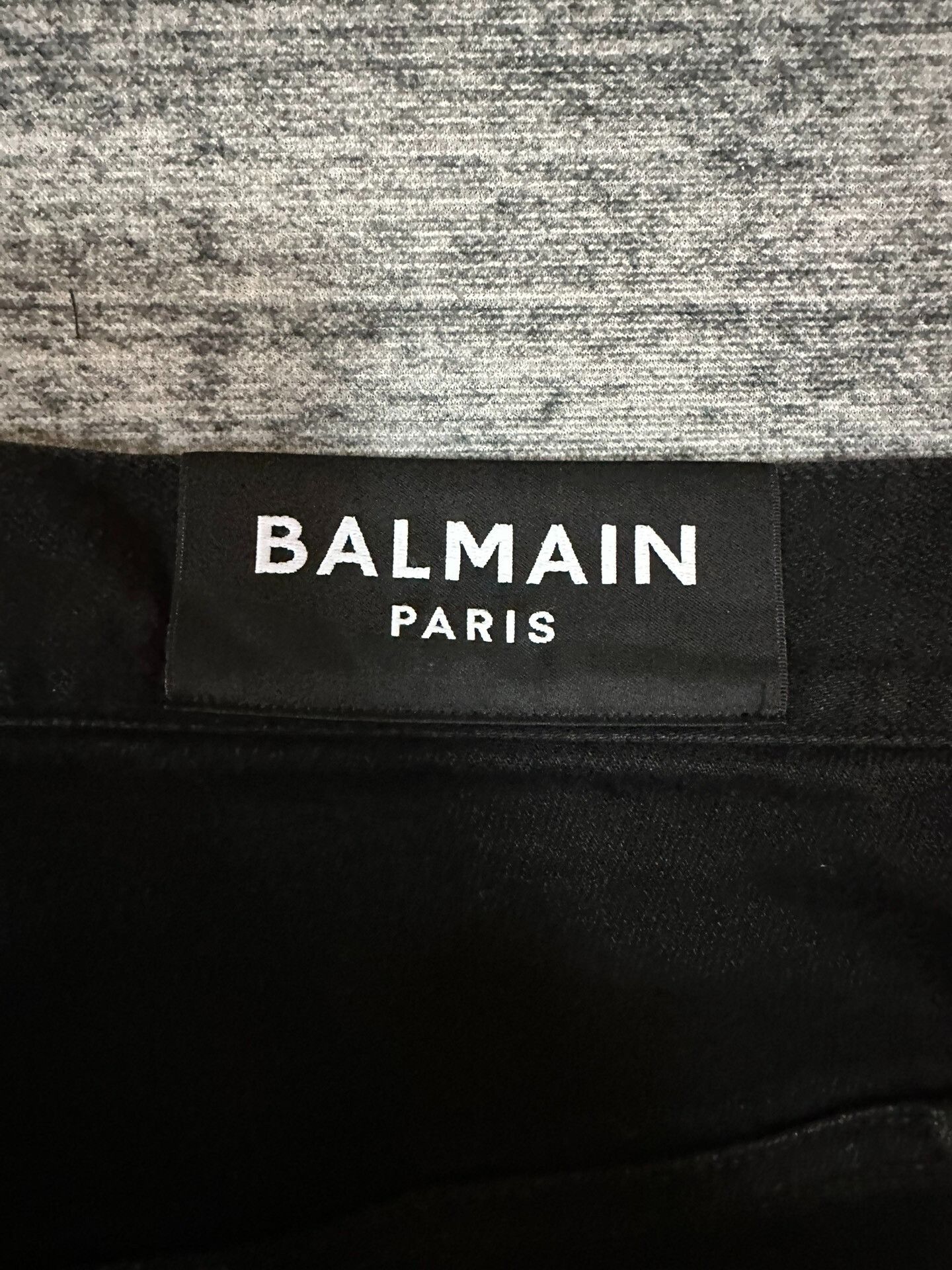 Balmain Balmain Denim Slim Black Denim Jeans 32 Men Size US 32 / EU 48 - 4 Thumbnail