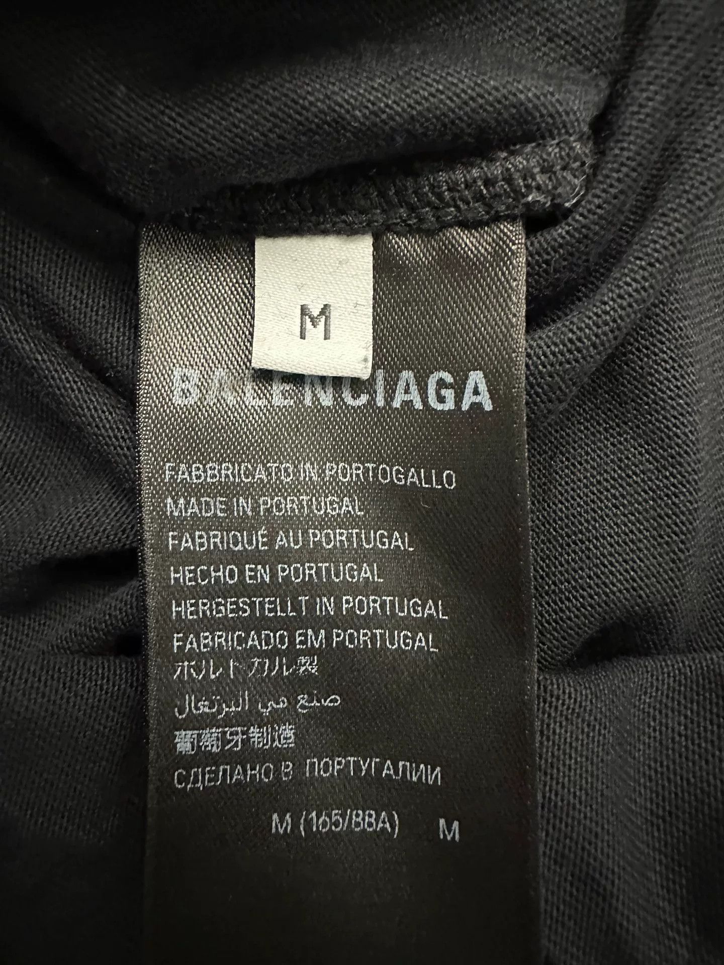 Balenciaga Balenciaga Retro Printed Black T-Shirt M Men Size US M / EU 48-50 / 2 - 4 Thumbnail