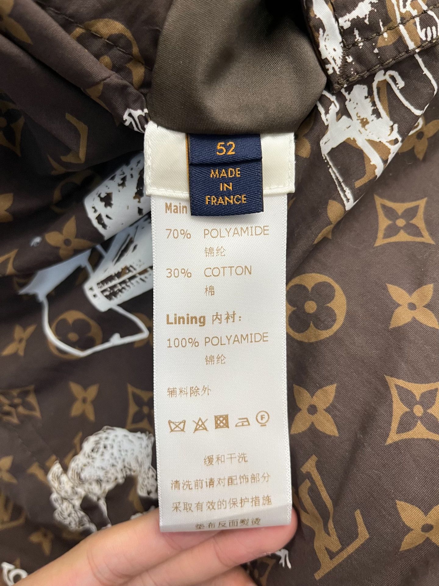 Louis Vuitton Louis Vuitton Graphic Heavy Coat 52 Men Size US XXL / EU 58 / 5 - 5 Thumbnail