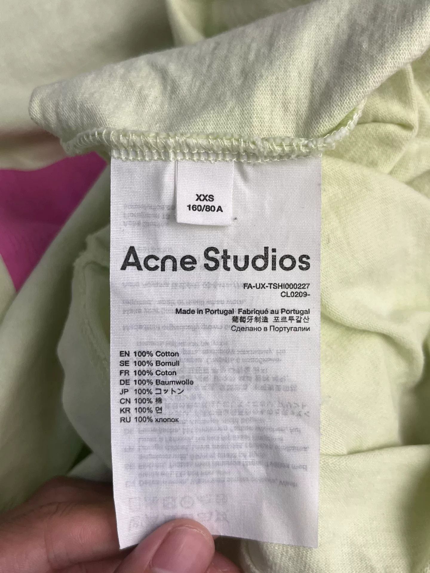 Acne Studios Acne Studios Graphic Green Blouse XXS Women Size XXS / US 00 / IT 34 - 3 Thumbnail
