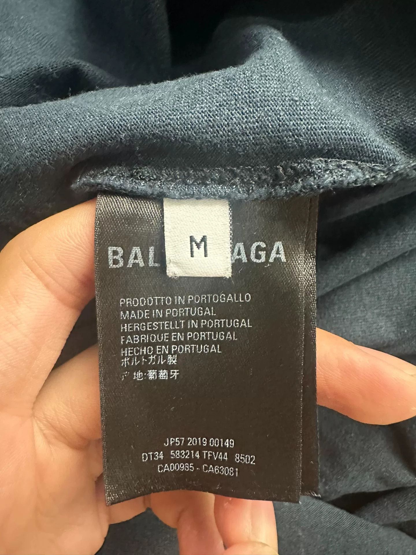 Balenciaga Balenciaga Retro Printed Blue T-Shirt M Men Size US M / EU 48-50 / 2 - 4 Thumbnail