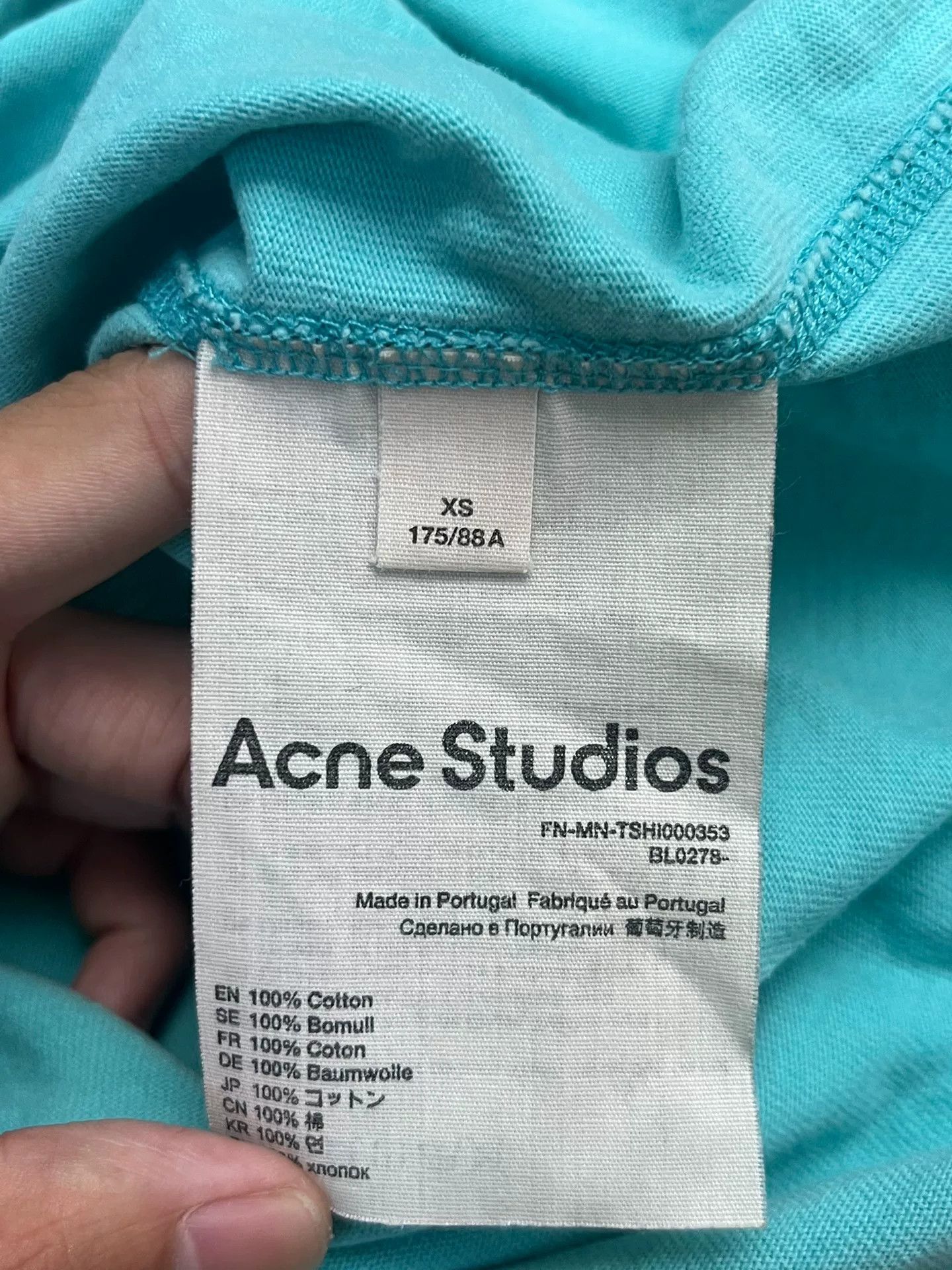 Acne Studios Acne Studios Printed T-Shirt XS Men Size US XS / EU 42 / 0 - 3 Thumbnail