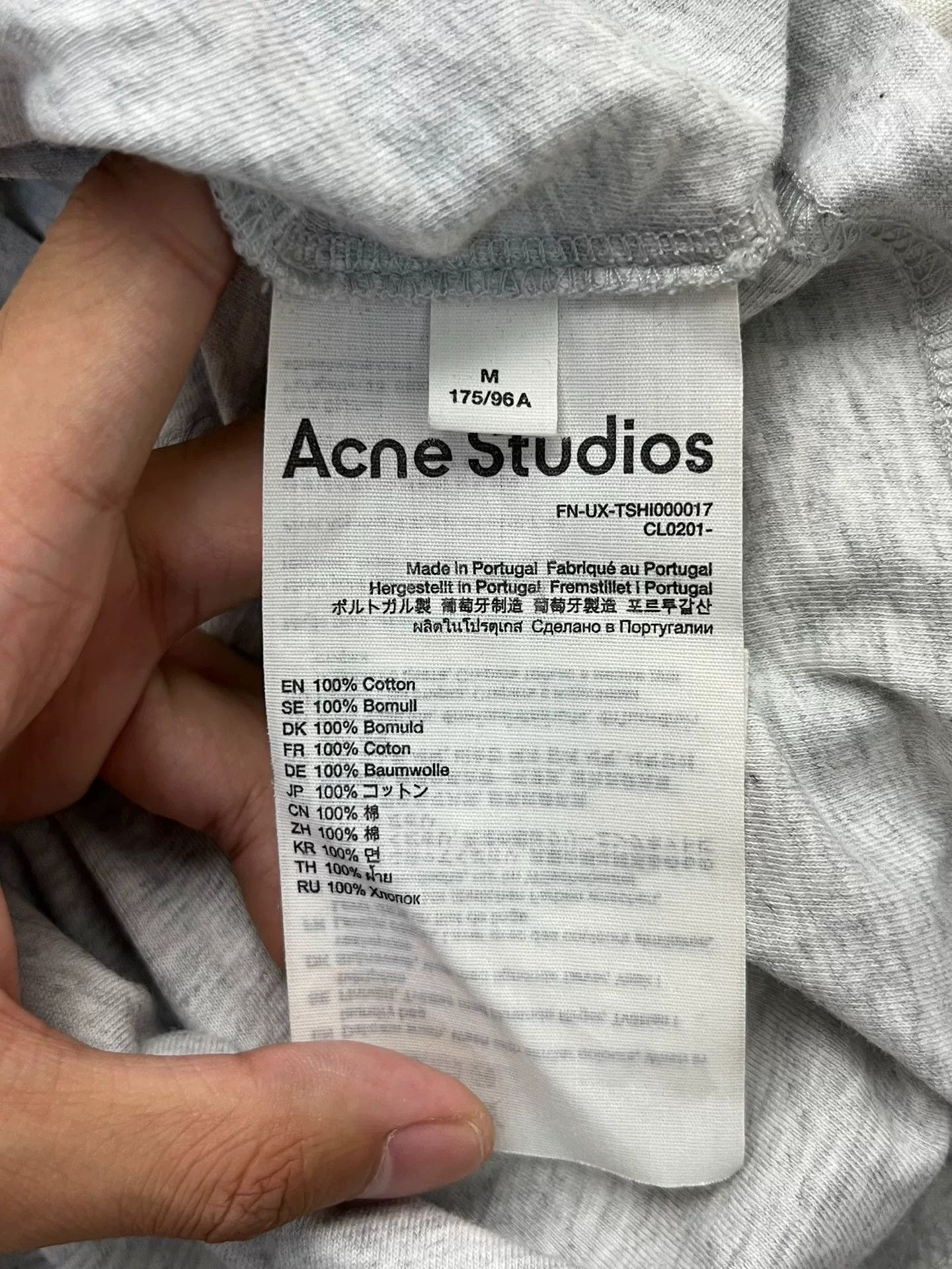 Acne Studios Acne Studios Printed T-Shirt M Men Size US M / EU 48-50 / 2 - 3 Thumbnail