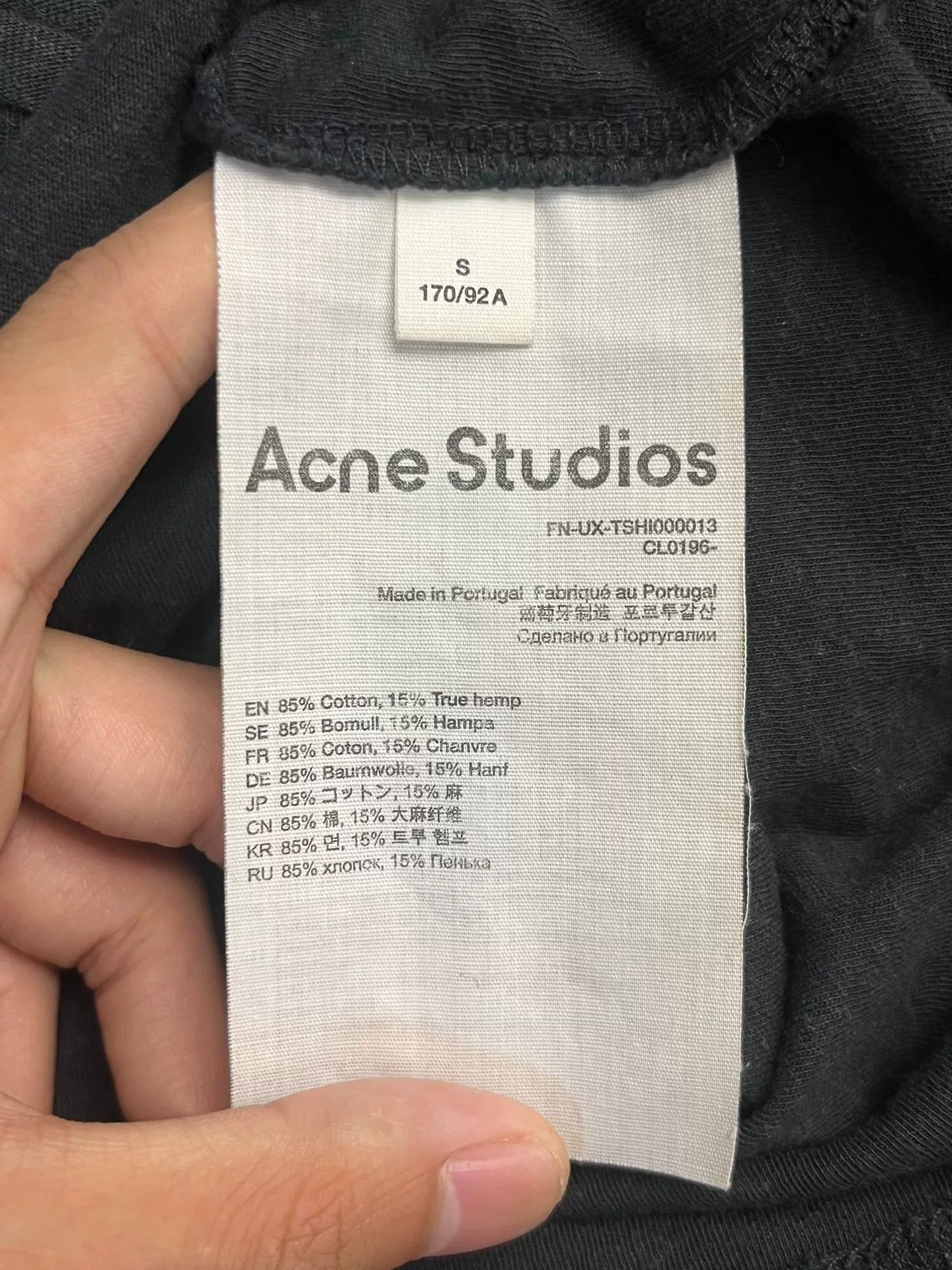 Acne Studios Acne Studios Printed T-Shirt S Men Size US S / EU 44-46 / 1 - 3 Thumbnail