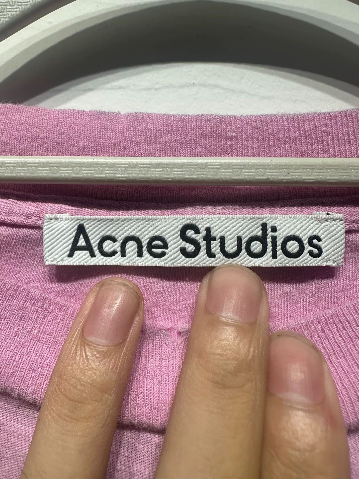 Acne Studios Acne Studios Printed Pink T-Shirt XS Men Size US XS / EU 42 / 0 - 2 Thumbnail