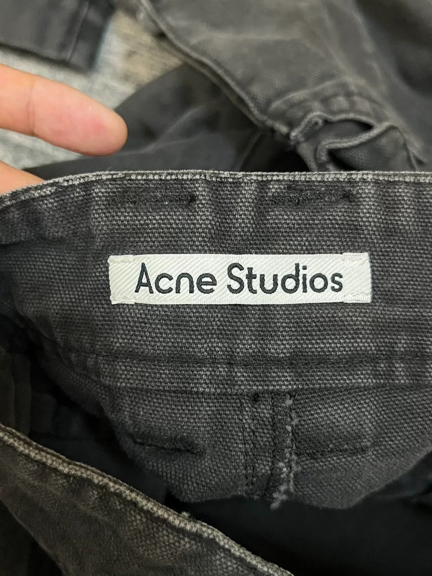Acne Studios Acne Studios Denim Black Jeans 34 Women Size 34" / US 12 / IT 48 - 3 Thumbnail