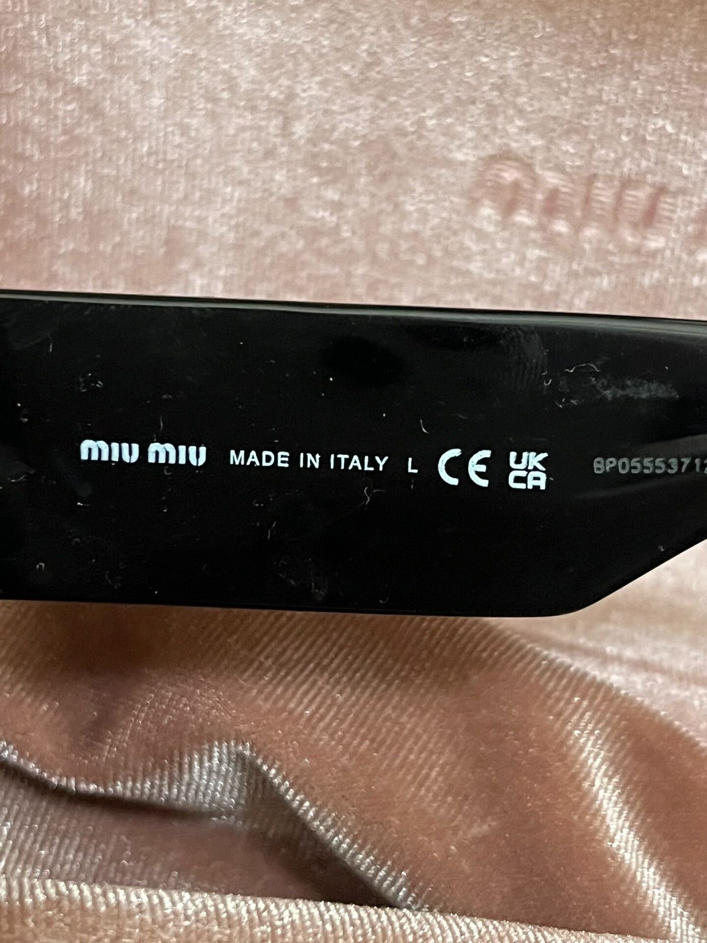 Miu Miu Miu Miu Retro Black Item 54 Women Size ONE SIZE - 3 Thumbnail