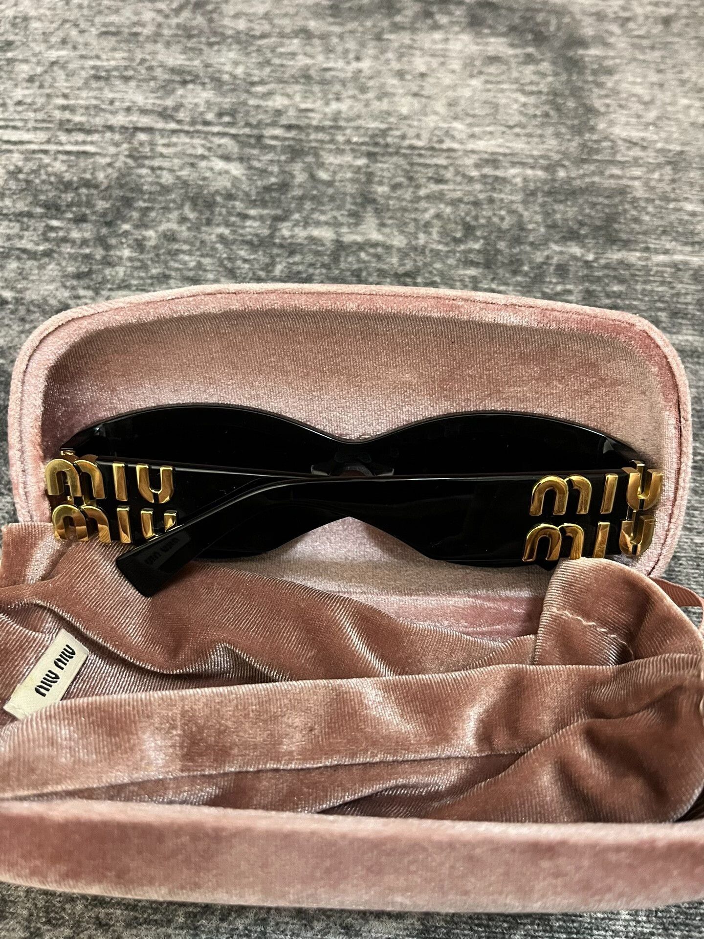 Miu Miu Miu Miu Retro Black Item 54 Women Size ONE SIZE - 2 Thumbnail