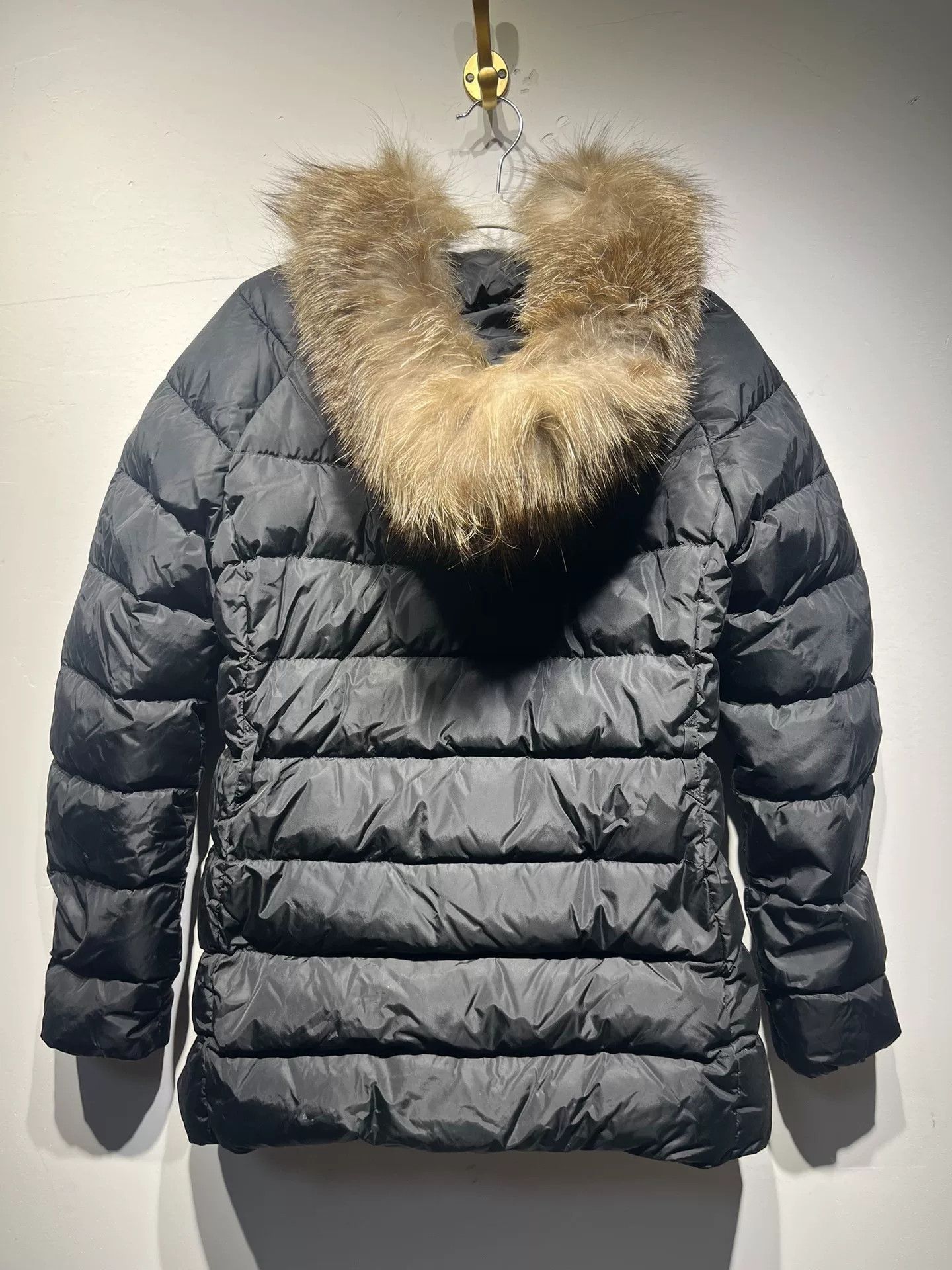 Moncler Moncler Retro Embroidered Black Heavy Coat 1 Men Size US XS / EU 42 / 0 - 2 Thumbnail