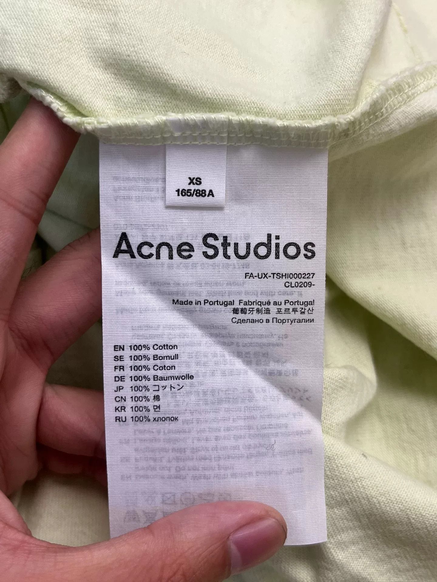 Acne Studios Acne Studios Graphic Green Blouse XS Women Size XS / US 0-2 / IT 36-38 - 3 Thumbnail
