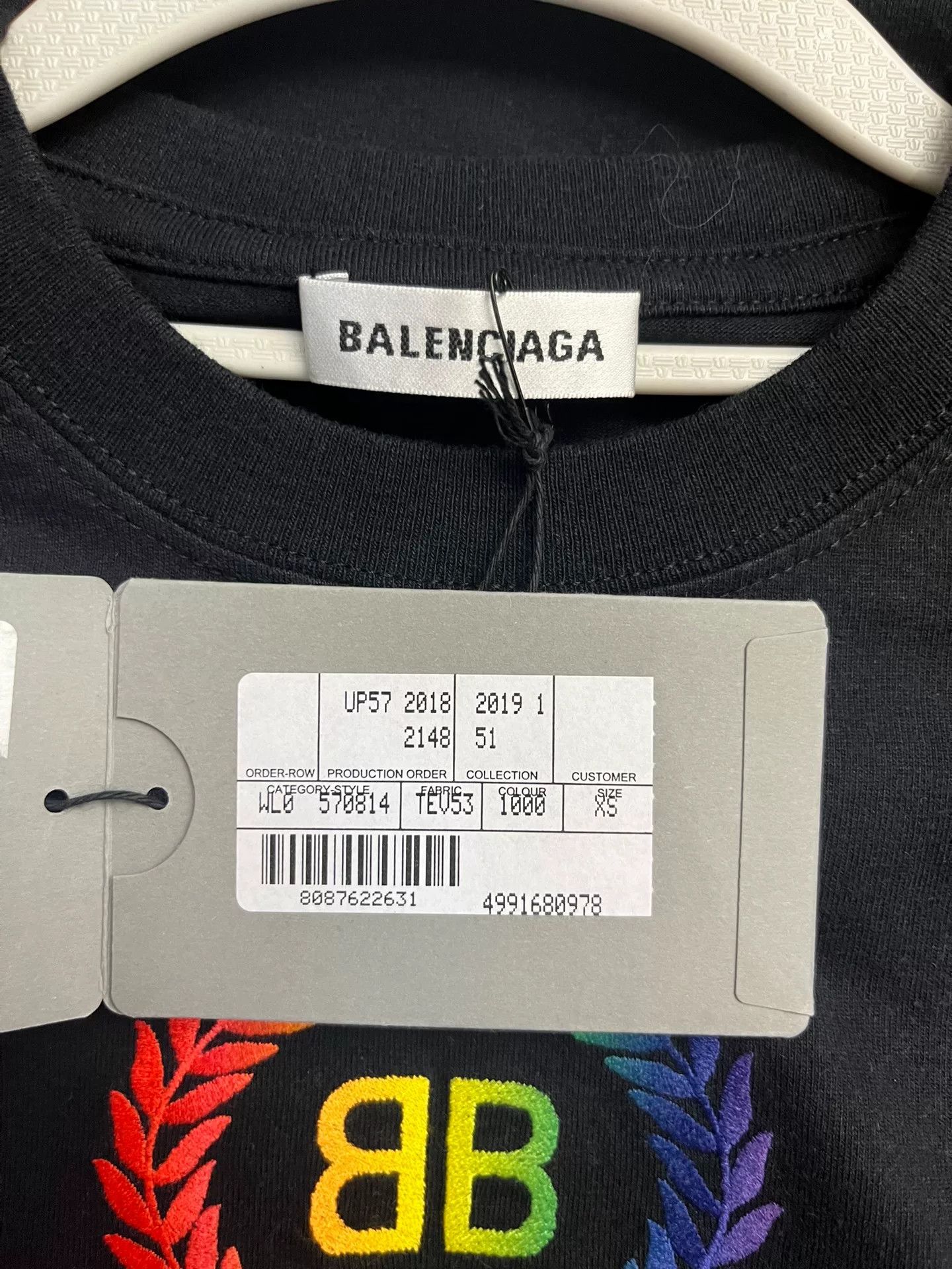 Balenciaga Balenciaga Retro Gradient Multi T-Shirt XS Women Size XS / US 0-2 / IT 36-38 - 3 Thumbnail