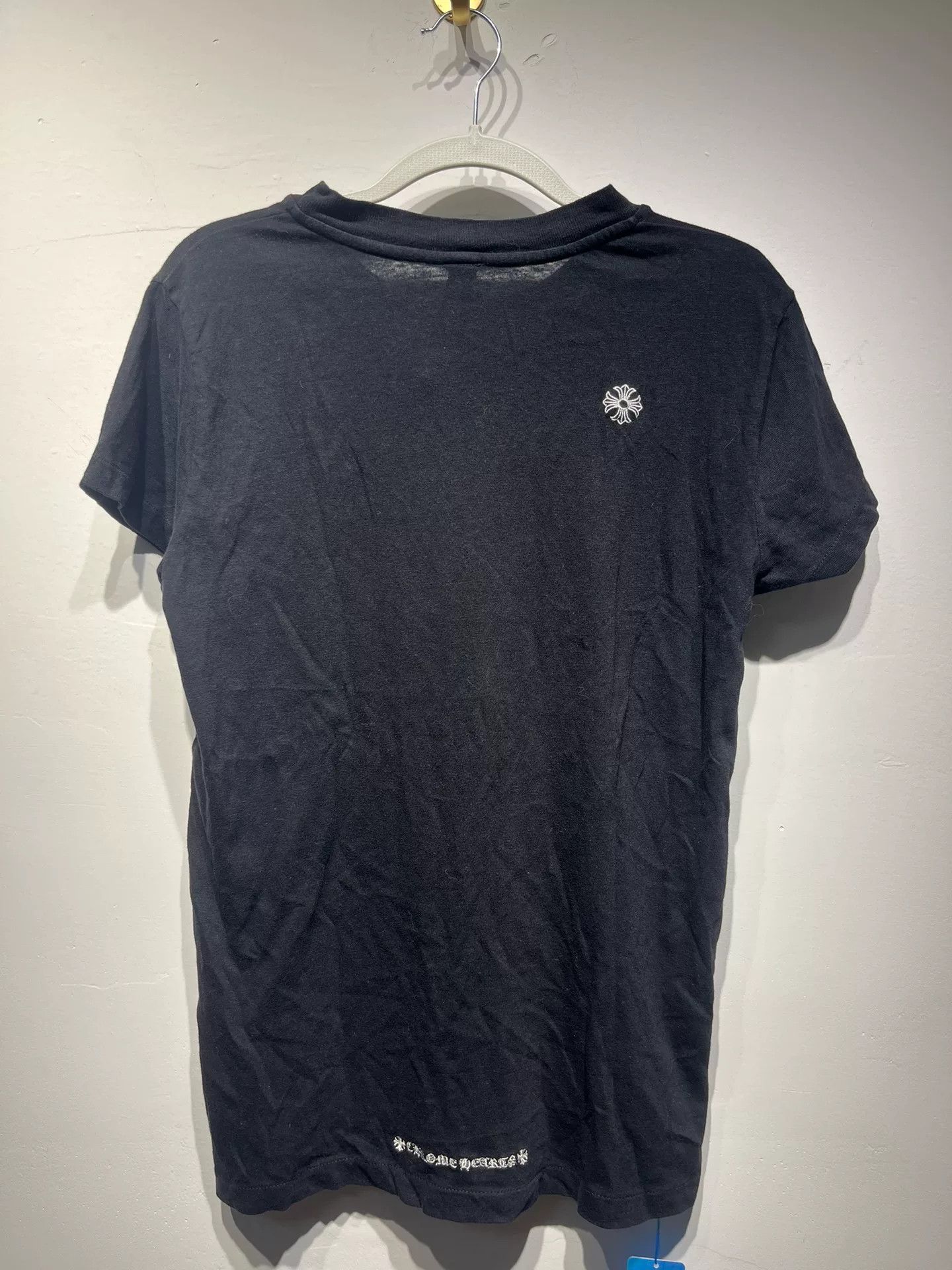 Chrome Hearts Chrome Hearts Embroidered Cropped Black T-Shirt L Men Size US L / EU 52-54 / 3 - 2 Thumbnail