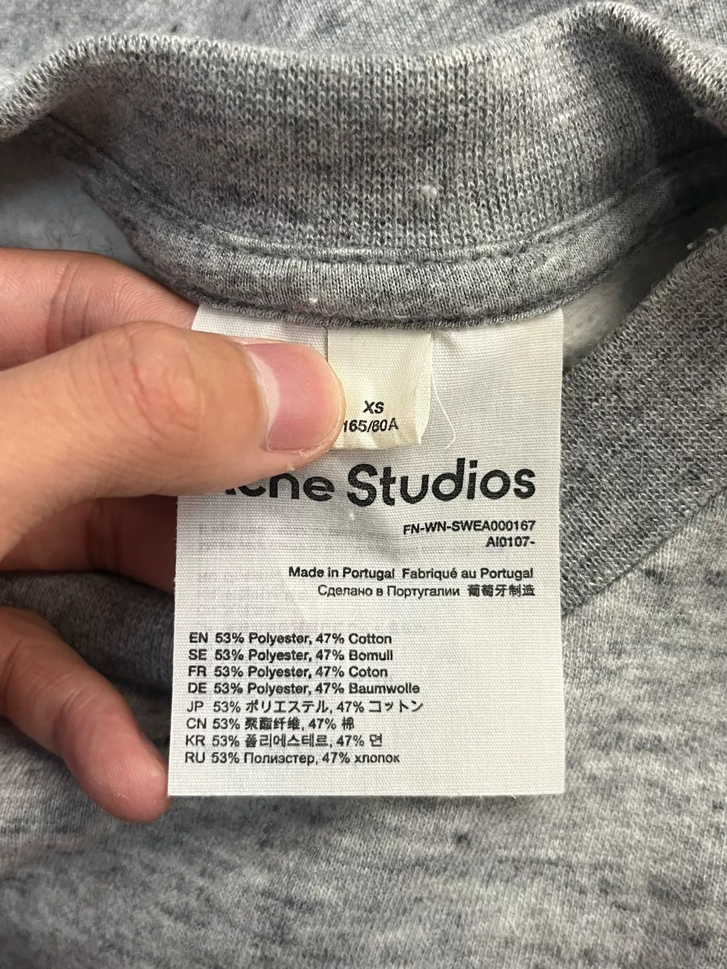 Acne Studios Acne Studios Oversized Hoodie XS Women Size XS / US 0-2 / IT 36-38 - 3 Thumbnail