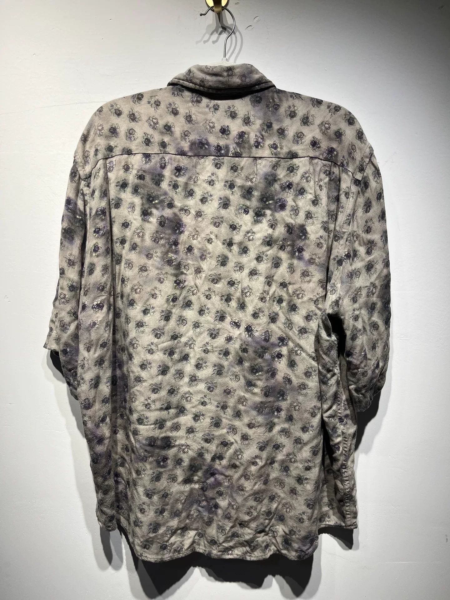 Acne Studios Acne Studios Printed Gray Shirt 46 Men Size US L / EU 52-54 / 3 - 2 Thumbnail