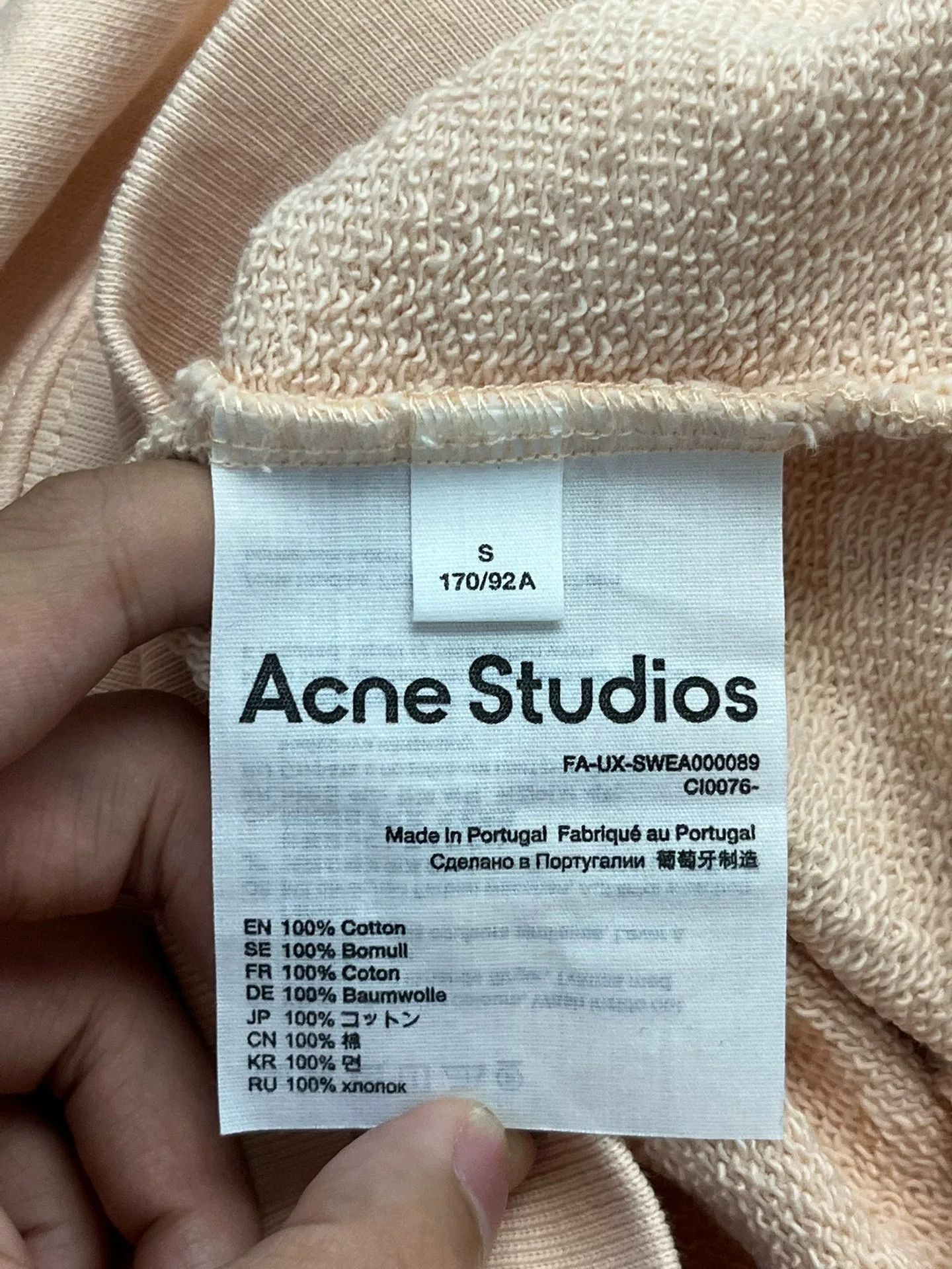Acne Studios Acne Studios Oversized Pink Hoodie S Women Size S / US 4 / IT 40 - 4 Thumbnail