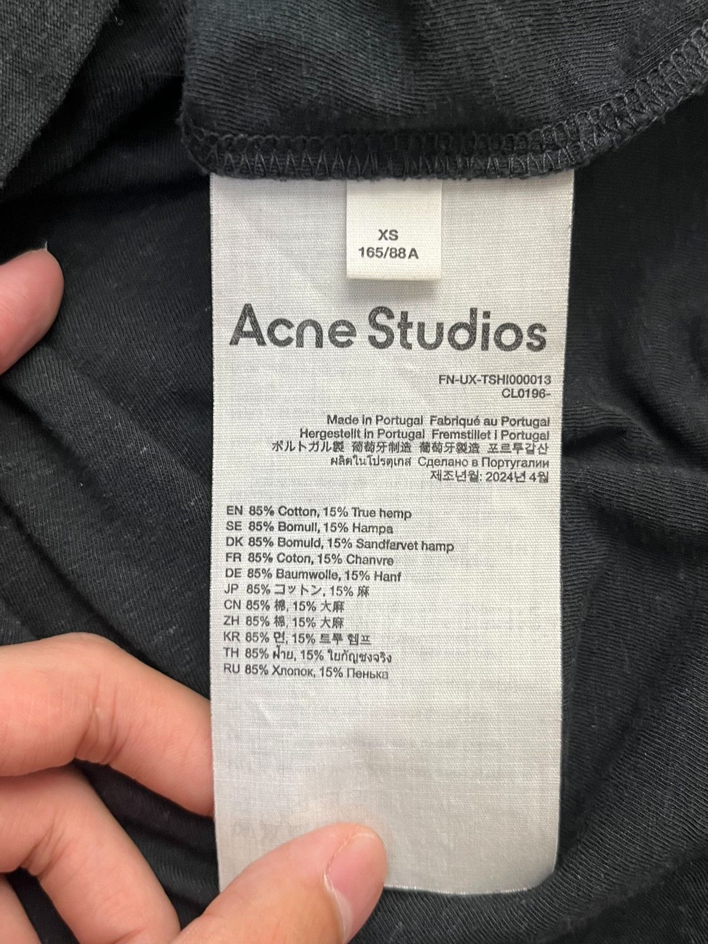 Acne Studios Acne Studios Printed T-Shirt XS Men Size US XS / EU 42 / 0 - 4 Thumbnail