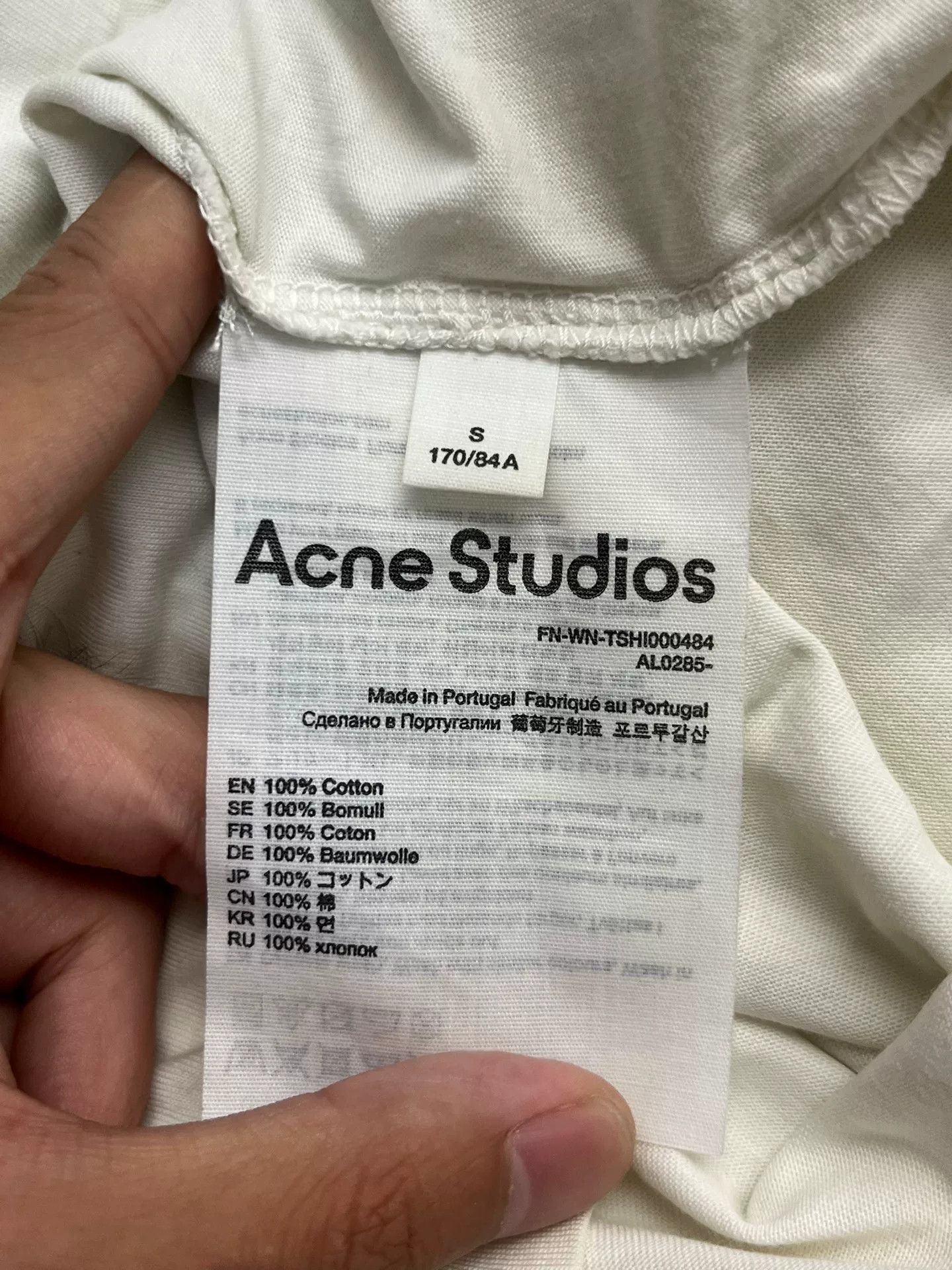 Acne Studios Acne Studios Retro Printed White T-Shirt S Women Size S / US 4 / IT 40 - 3 Thumbnail