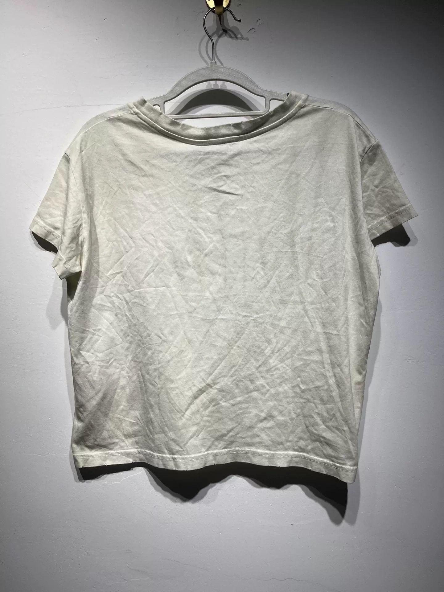 Acne Studios Acne Studios Retro Printed White T-Shirt S Women Size S / US 4 / IT 40 - 2 Thumbnail