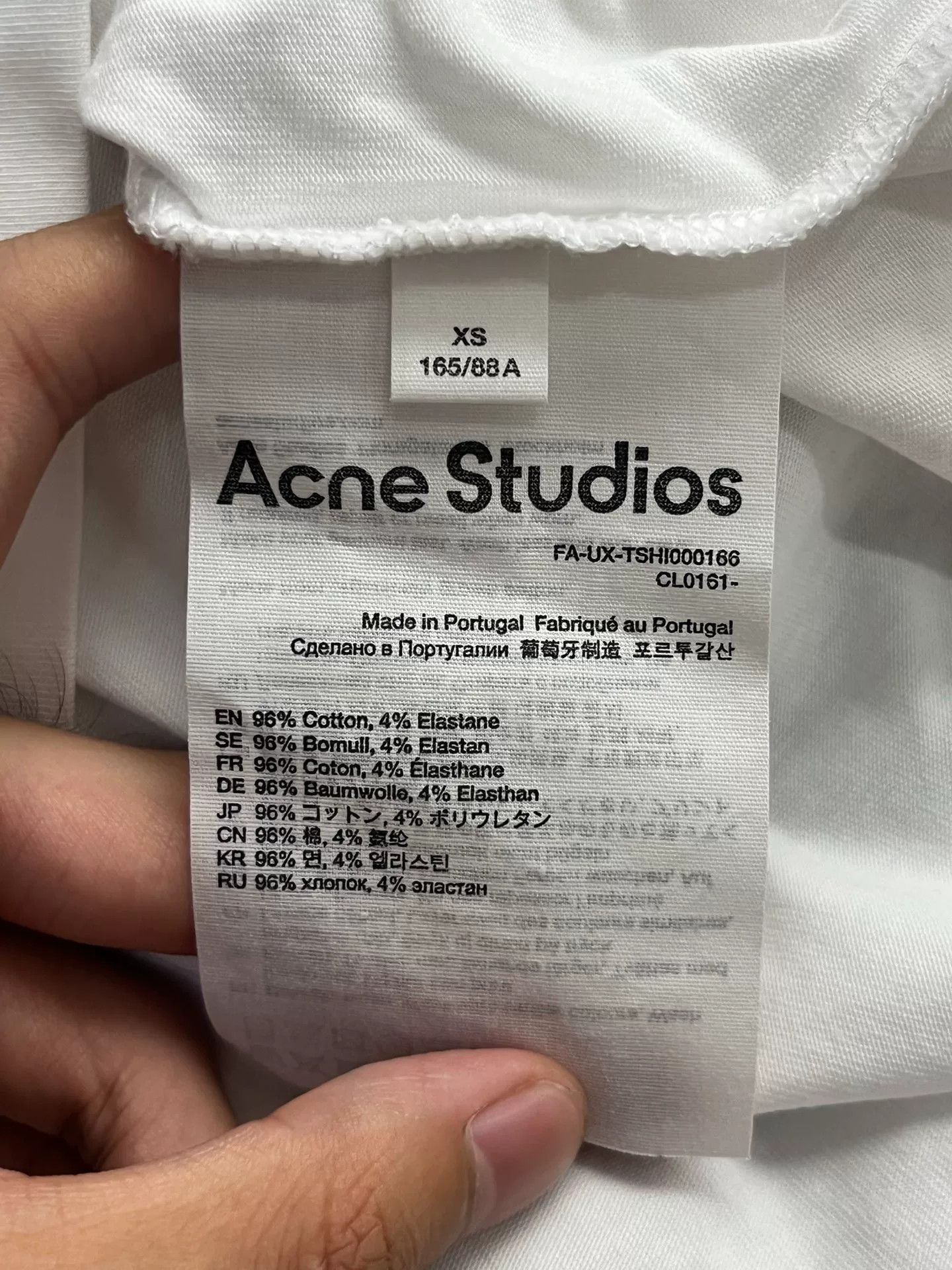Acne Studios Acne Studios Printed White T-Shirt XS Men Size US XS / EU 42 / 0 - 4 Thumbnail