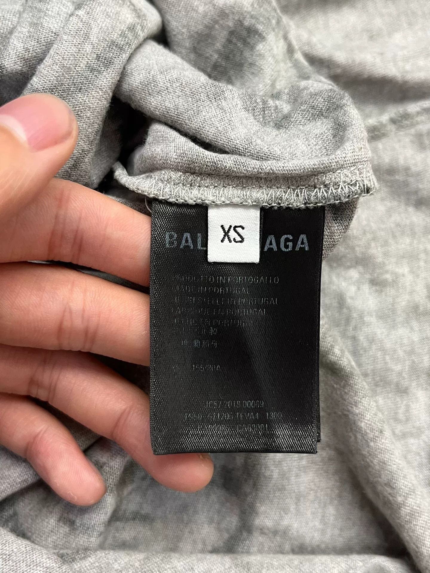 Balenciaga Balenciaga Retro Gray T-Shirt XS Women Size XS / US 0-2 / IT 36-38 - 4 Thumbnail
