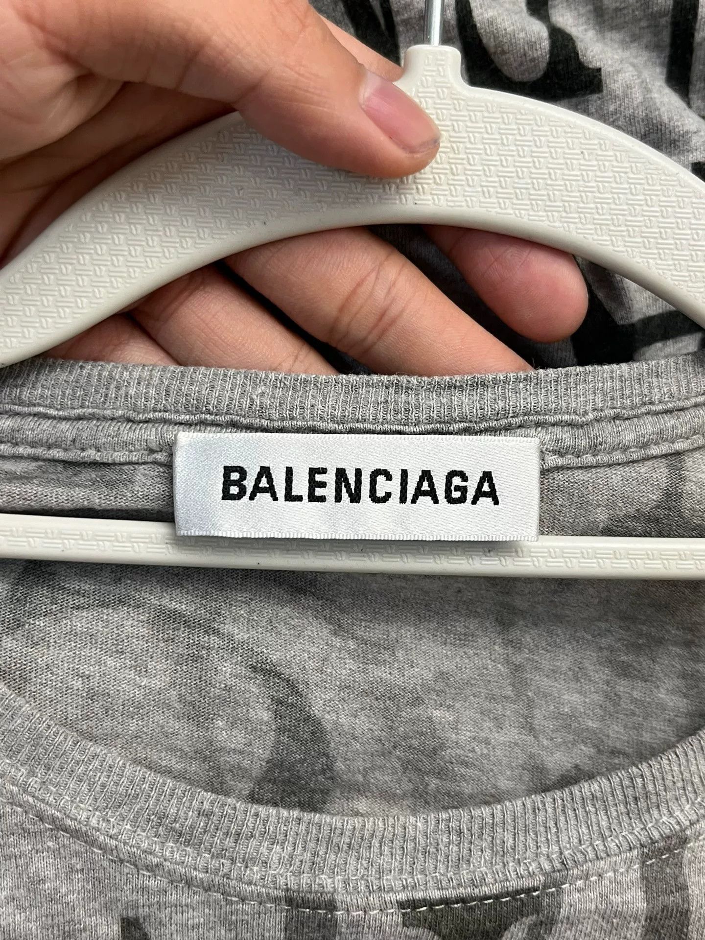 Balenciaga Balenciaga Retro Gray T-Shirt XS Women Size XS / US 0-2 / IT 36-38 - 3 Thumbnail