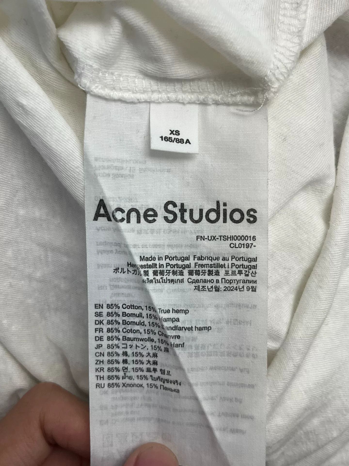 Acne Studios Acne Studios Printed T-Shirt XS Men Size US XS / EU 42 / 0 - 4 Thumbnail
