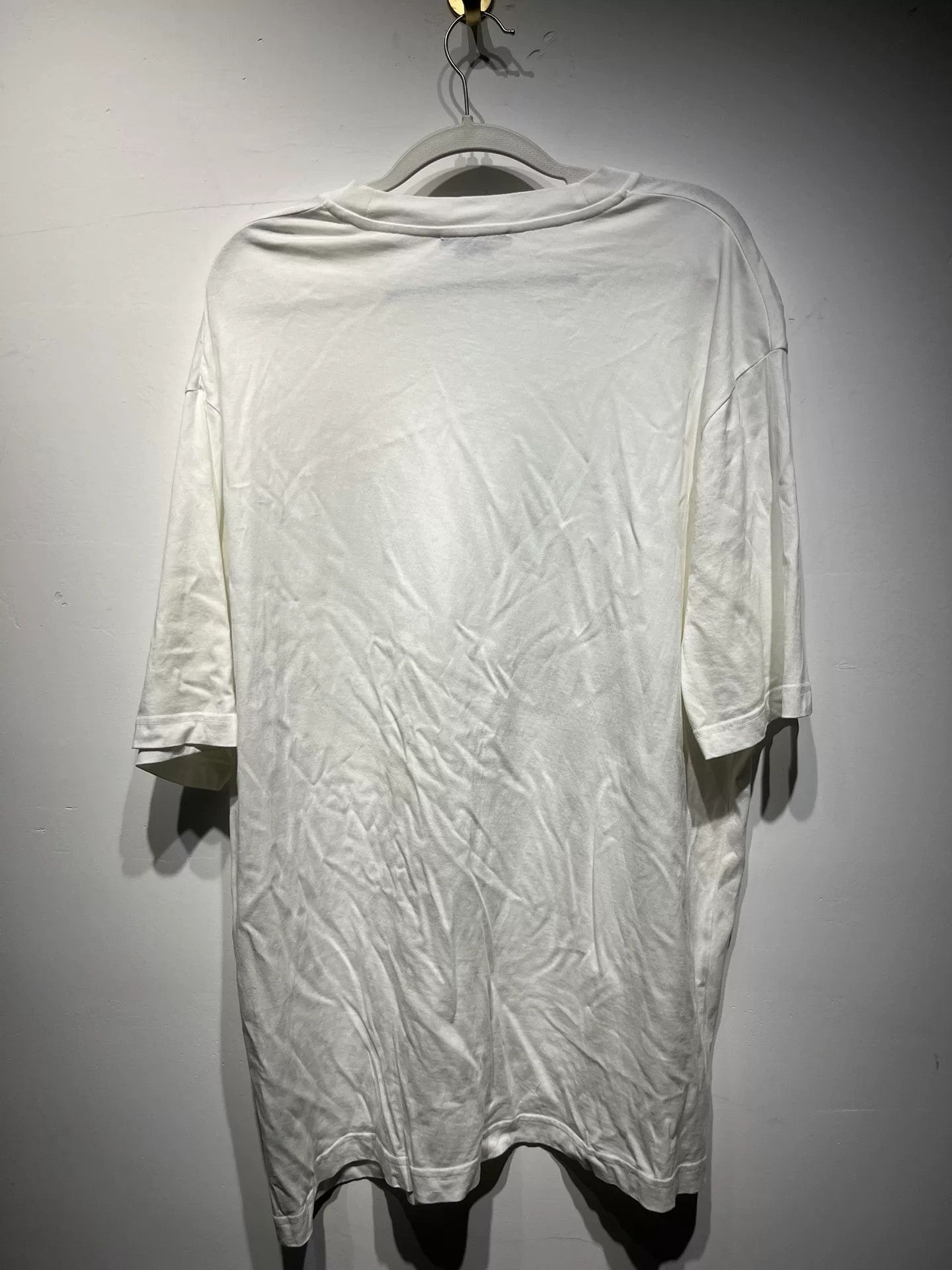 Acne Studios Acne Studios Printed Graphic White T-Shirt XXS Men Size US XXS / EU 40 - 3 Thumbnail