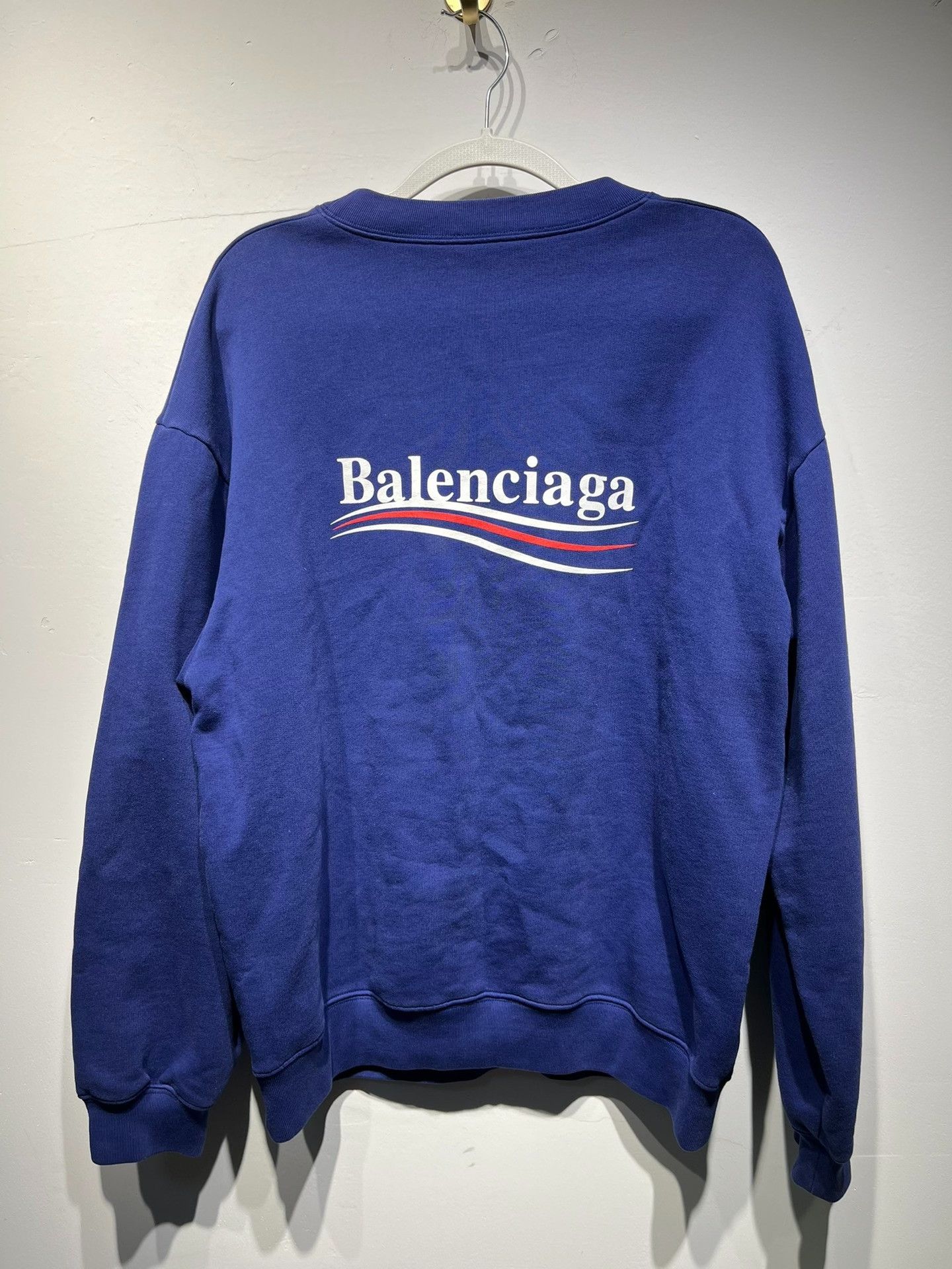 Balenciaga Balenciaga Retro Blue Hoodie S Women Size S / US 4 / IT 40 - 2 Thumbnail
