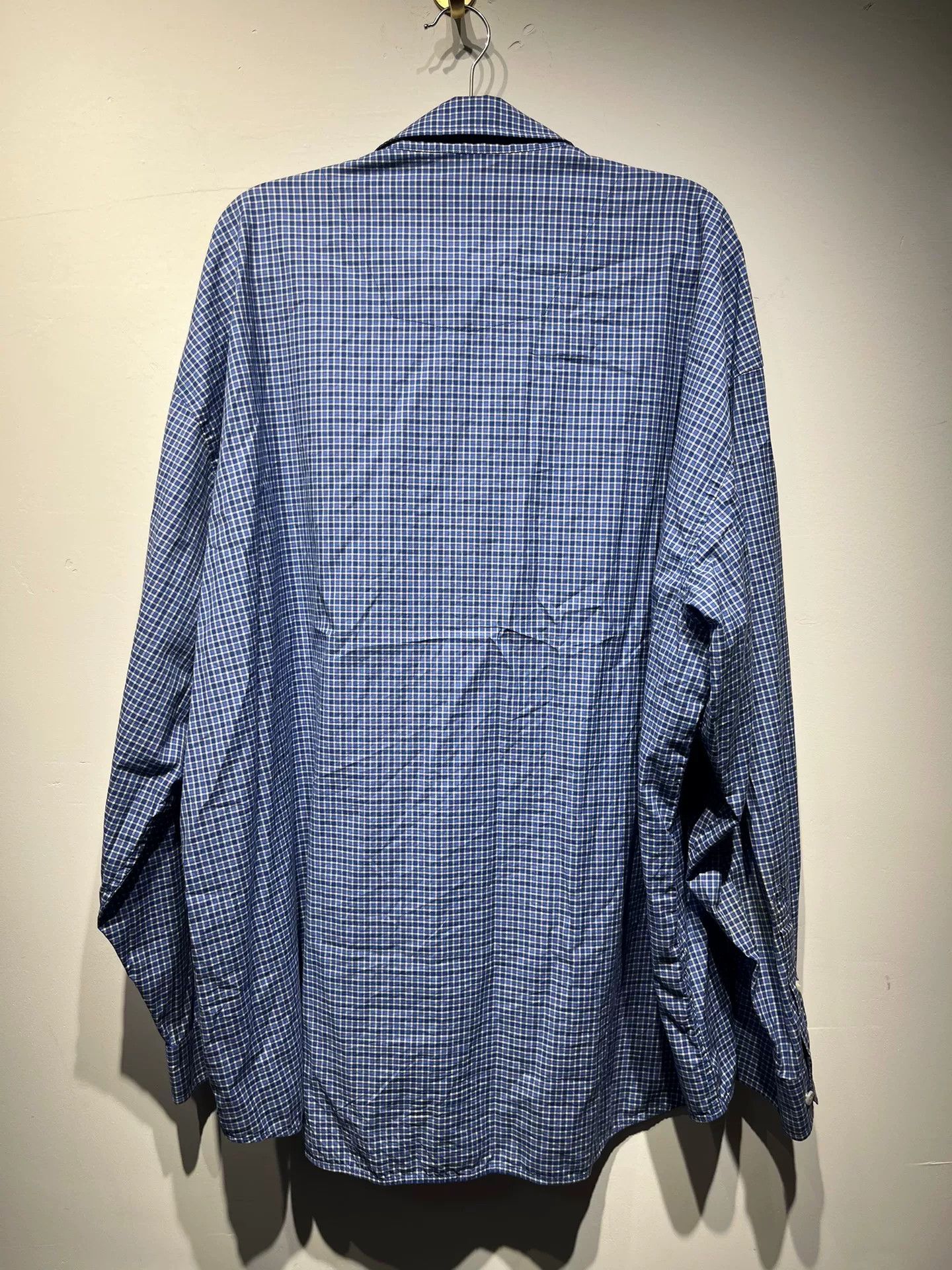 Balenciaga Balenciaga Embroidered Striped Shirt 40 Men Size US M / EU 48-50 / 2 - 2 Thumbnail