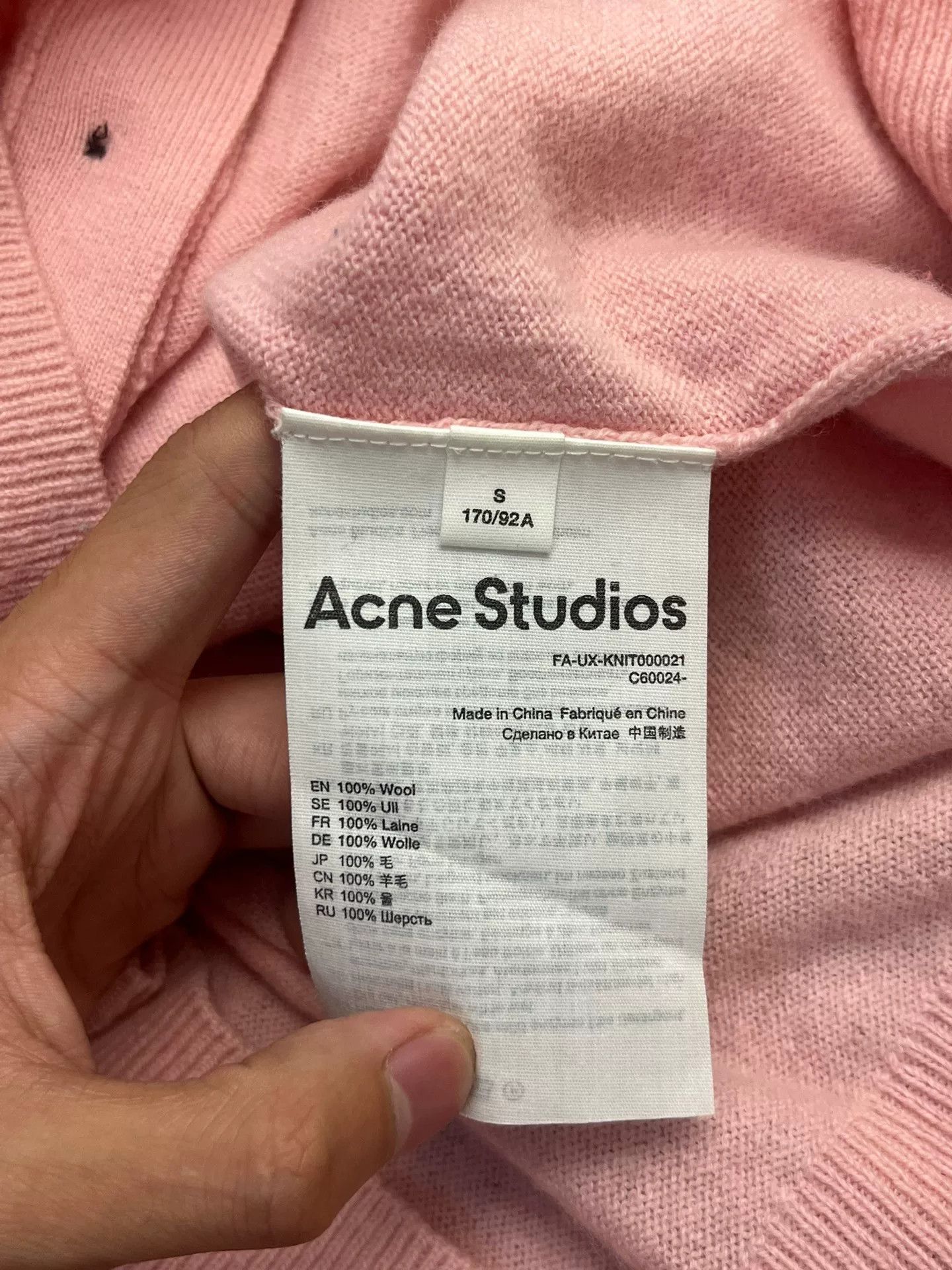 Acne Studios Acne Studios Knit Pink Sweater S Women Size S / US 4 / IT 40 - 4 Thumbnail