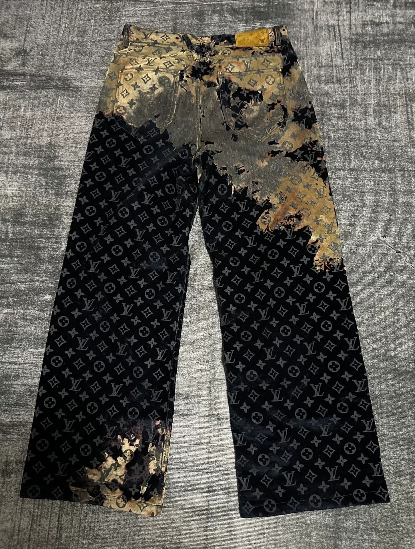 Louis Vuitton Louis Vuitton Denim Graphic Multi Denim Jeans 31 Men Size US 31 - 3 Thumbnail