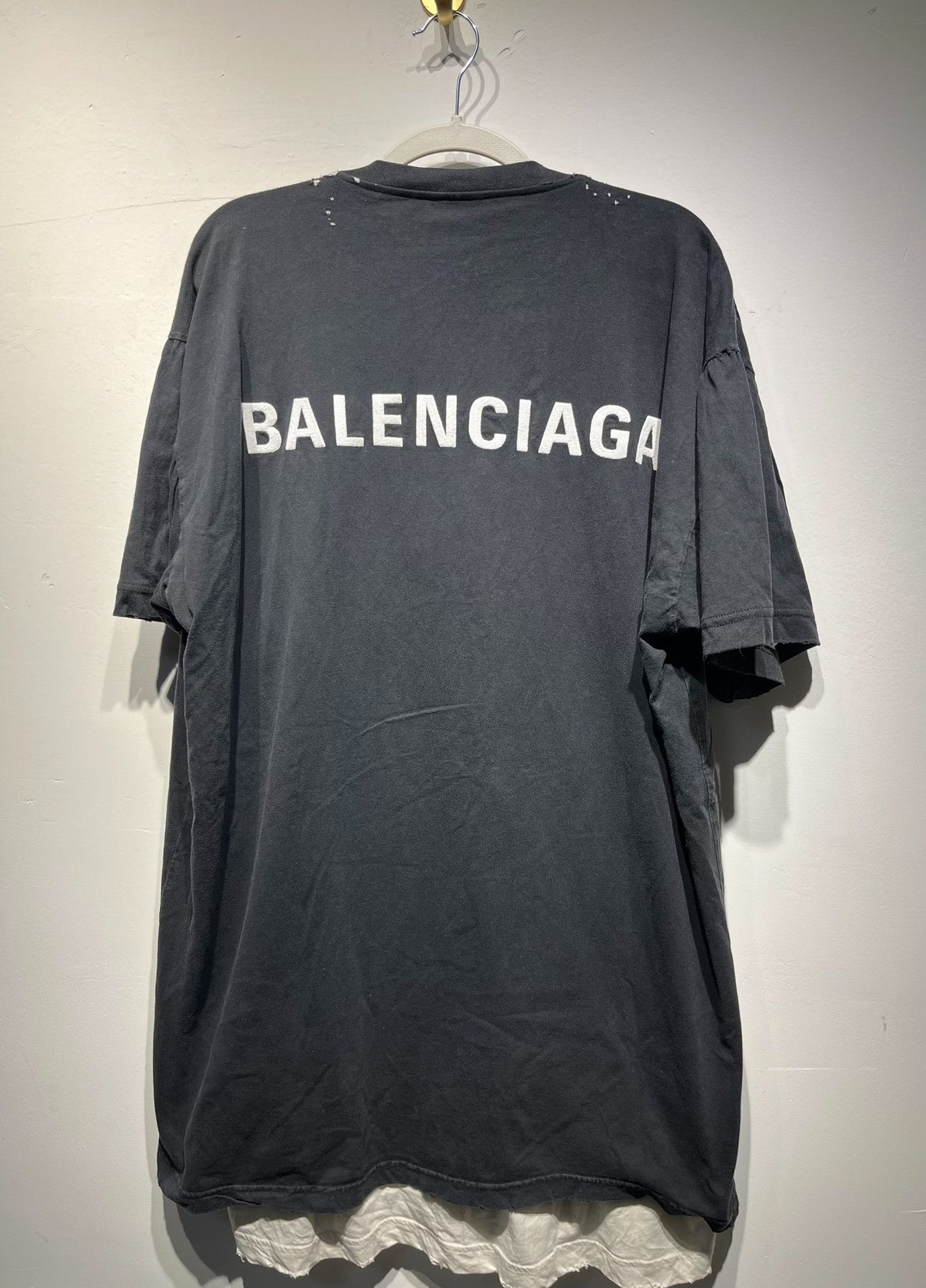 Balenciaga Balenciaga Oversized Black T-Shirt 2 Men Size US XS / EU 42 / 0 - 2 Thumbnail