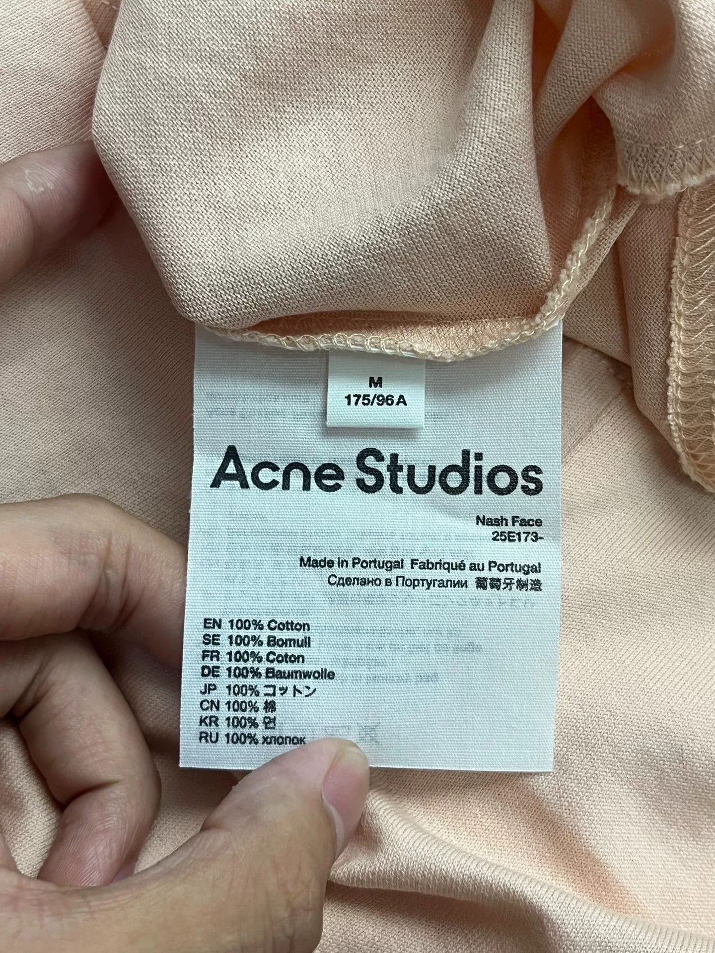 Acne Studios Acne Studios Pink T-Shirt M Women Size M / US 6-8 / IT 42-44 - 3 Thumbnail