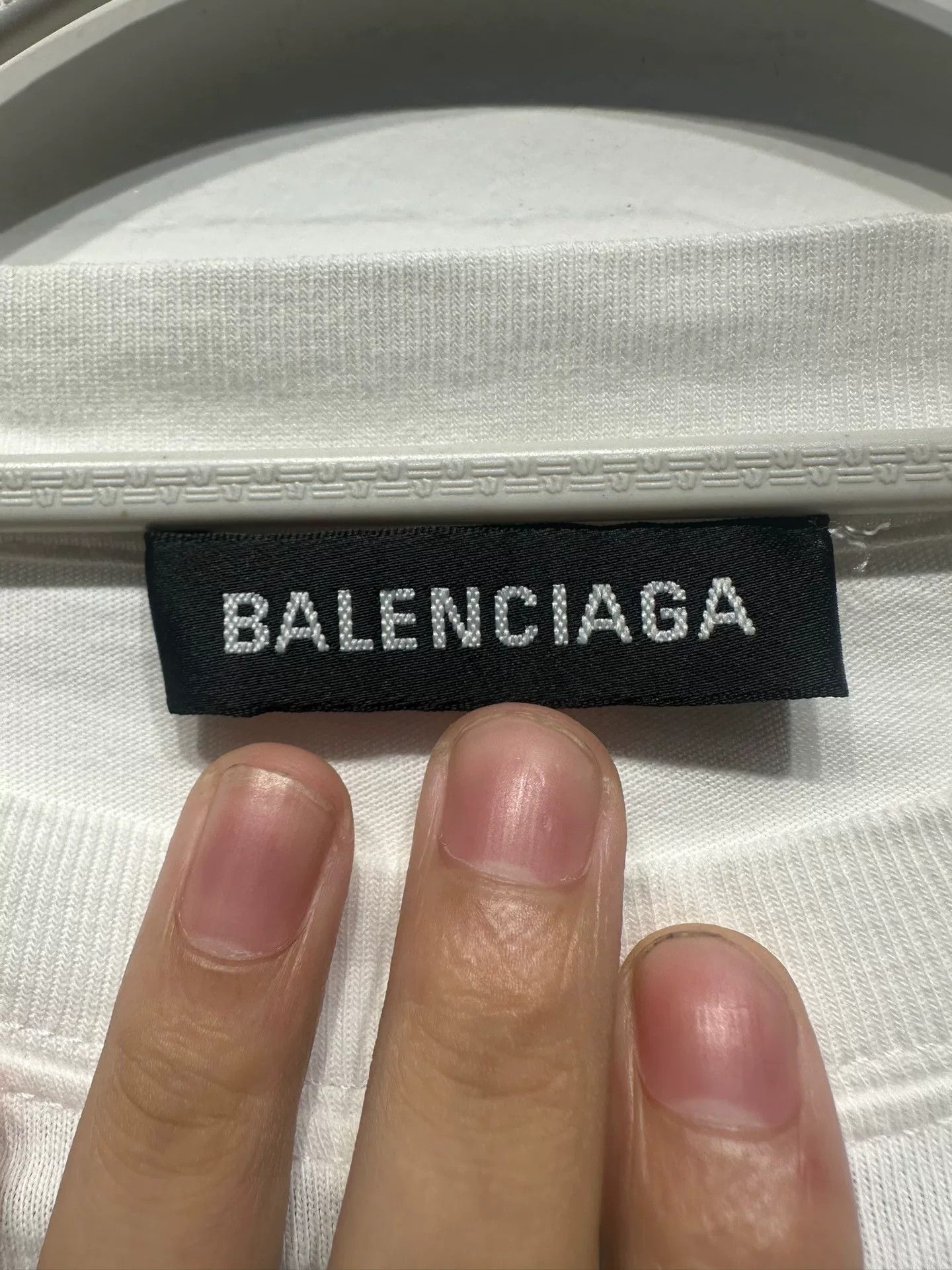 Balenciaga Balenciaga Printed White T-Shirt XS Women Size XS / US 0-2 / IT 36-38 - 2 Thumbnail